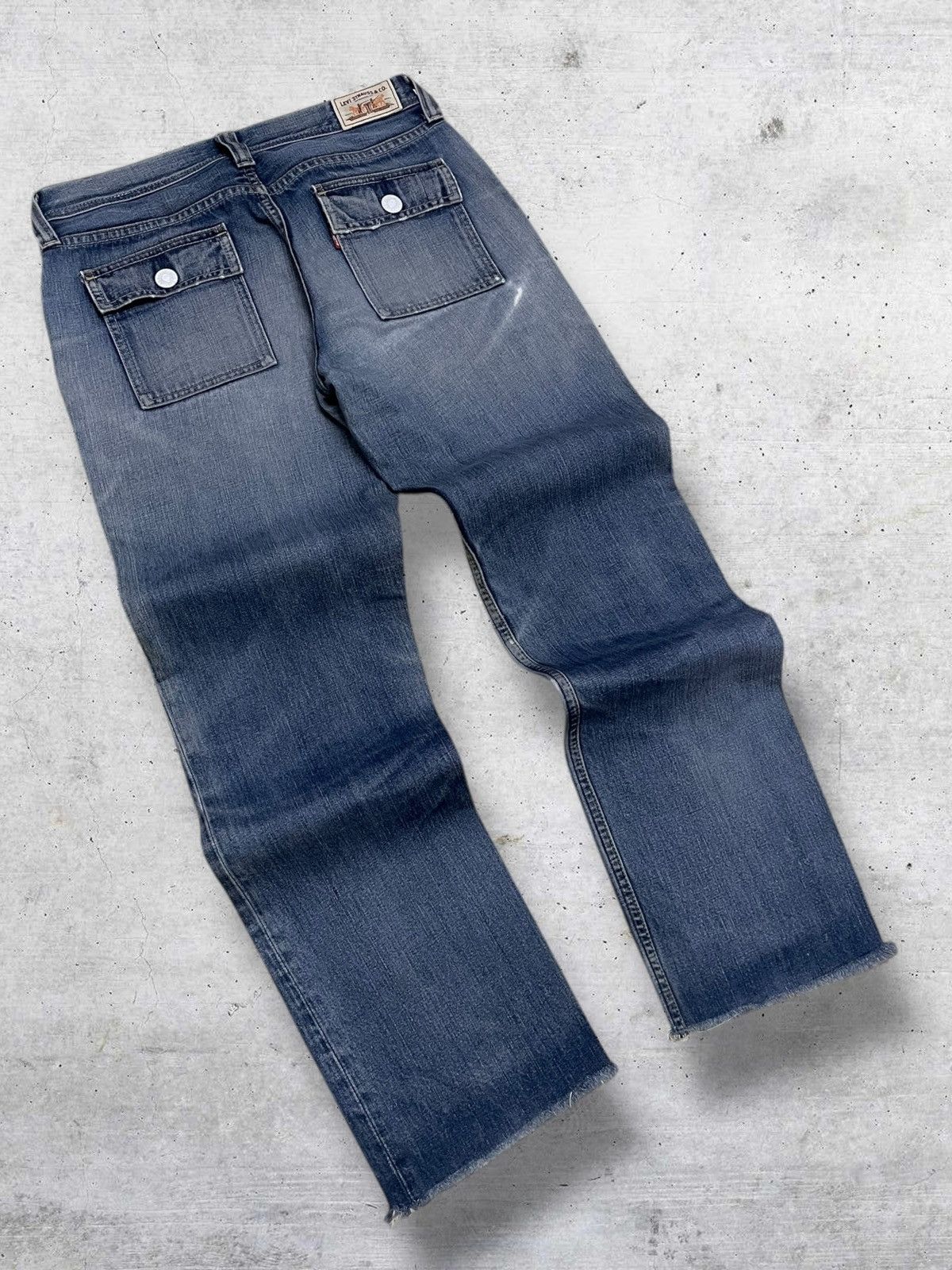 Levi's Vintage Clothing VINTAGE 302 LEVIS 90S DESIGNER BUSHPANT BLUEWASHED DENIM OG Size US 30 / EU 46 - 9 Thumbnail