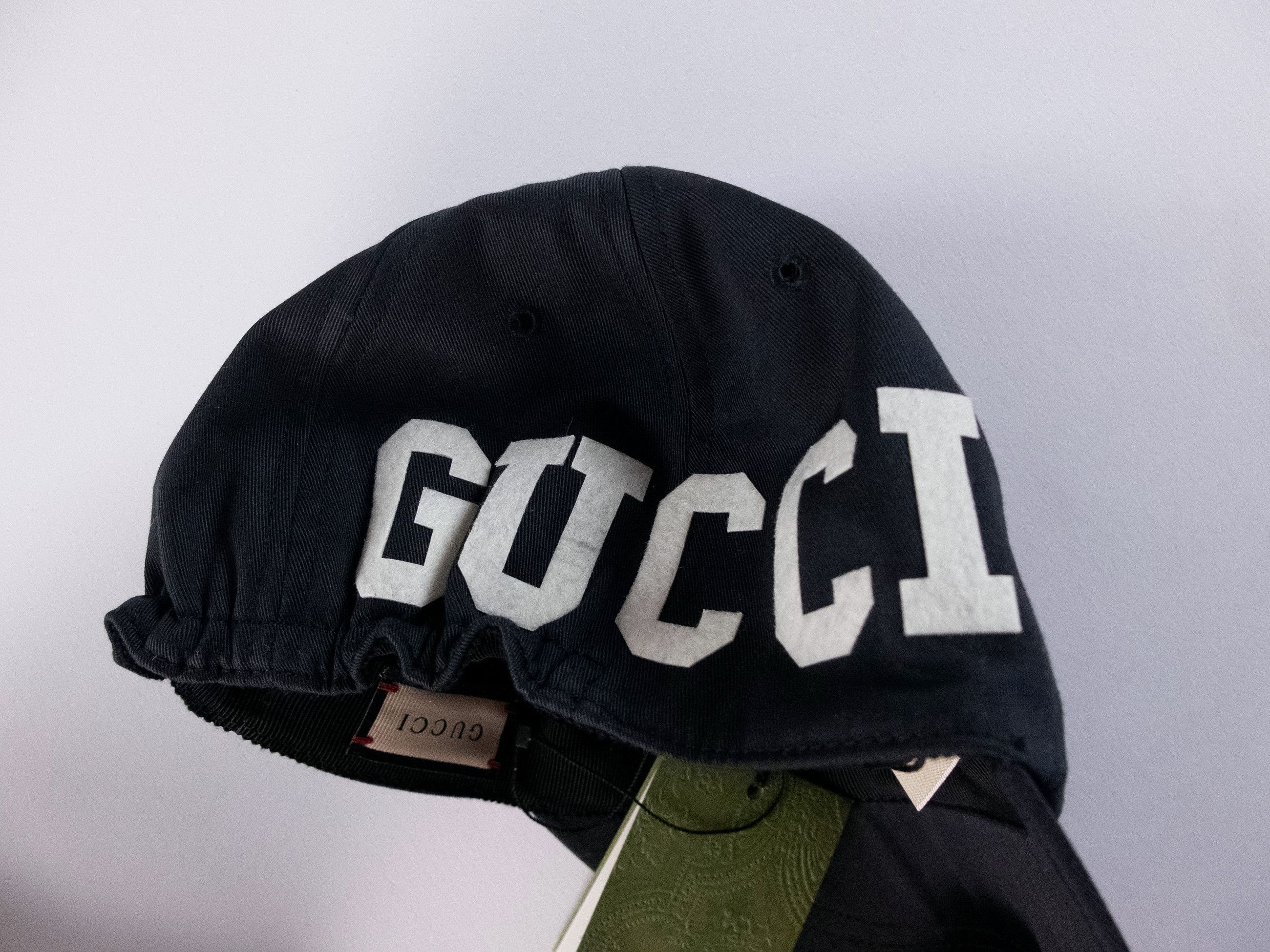 Gucci GUCCI 25 black monogram dad cotton baseball cap Medium Size ONE SIZE - 9 Thumbnail