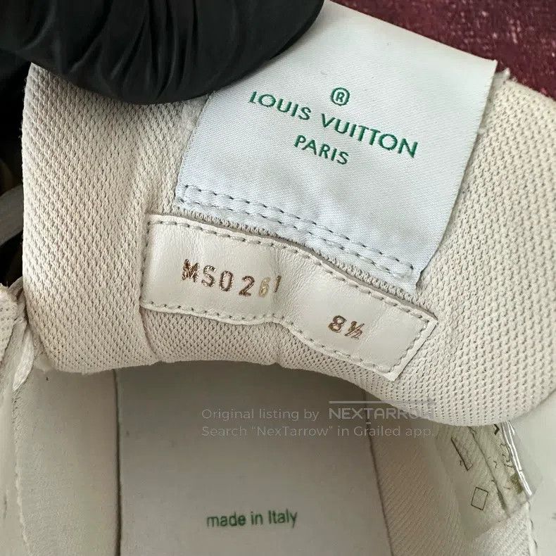 Louis Vuitton Louis Vuitton White and green velcro trainer board shoes Size US 8.5 / EU 41-42 - 5 Thumbnail