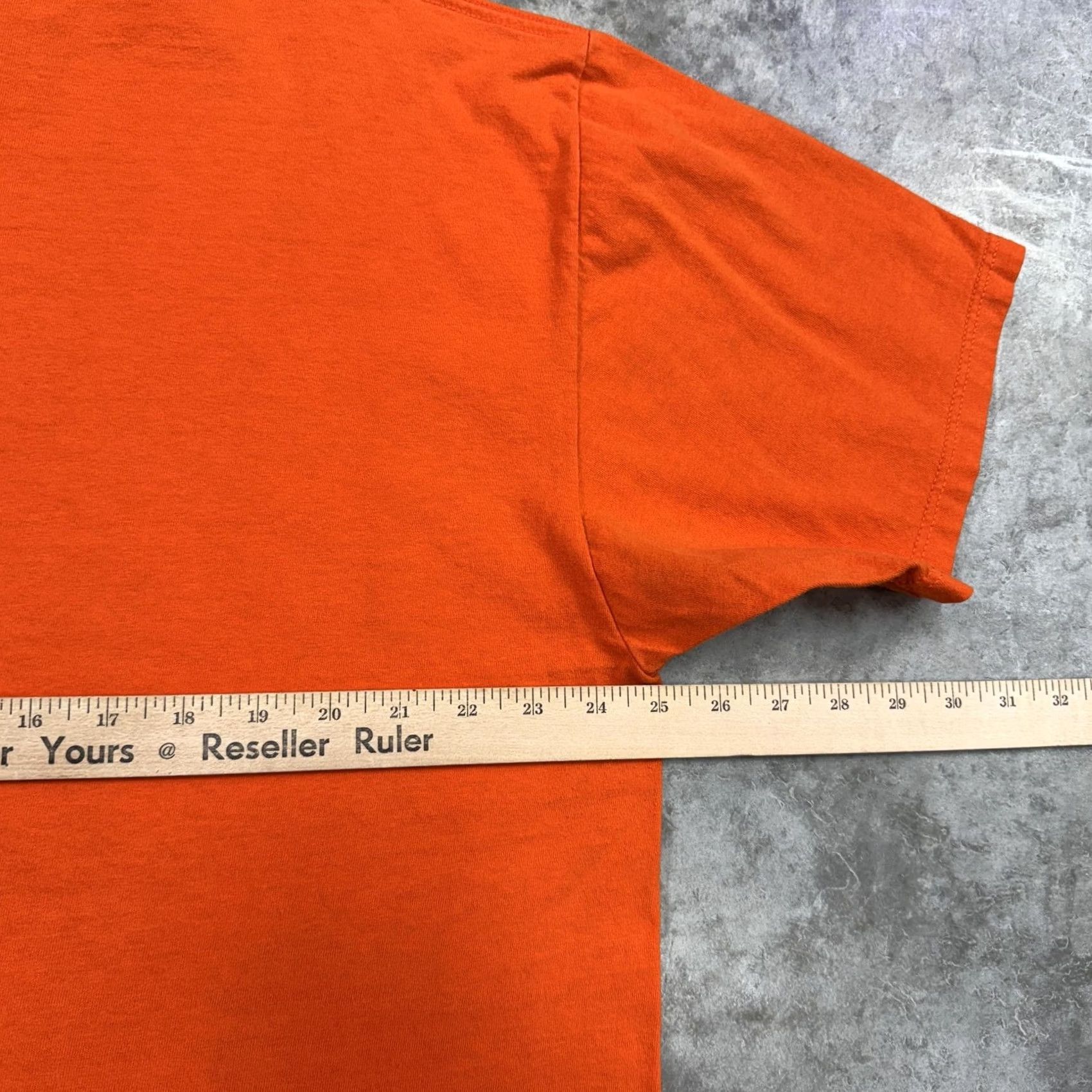 Jerzees VINTAGE Florida A&M University Shirt Mens 2XL Orange Cotton Short Sleeve Crew Neck Graphic Print Tee 90s University Mens Size US XXL / EU 58 / 5 - 6 Thumbnail