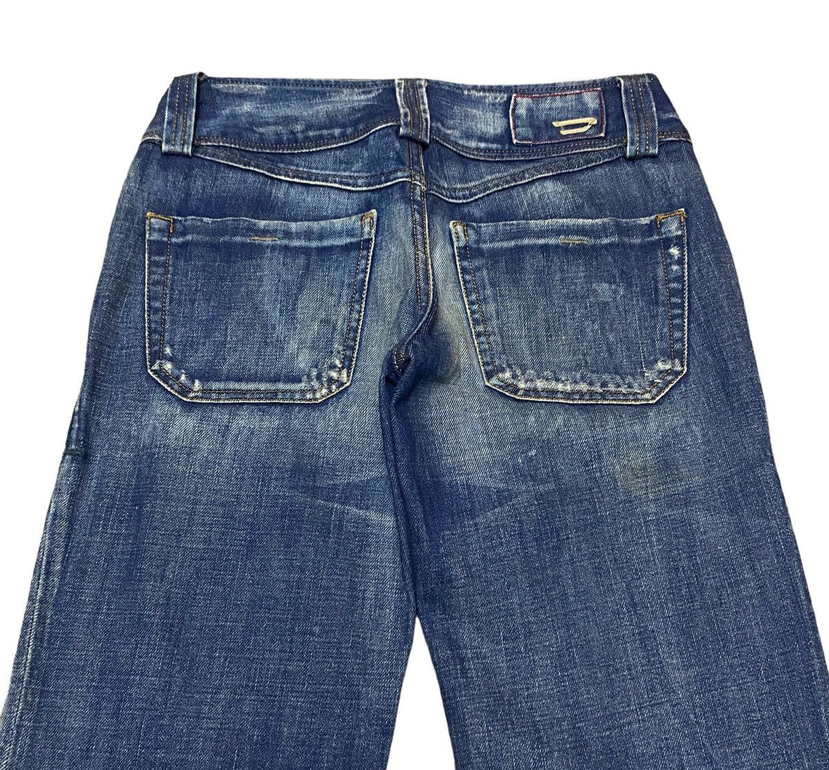 Diesel × If Six Was Nine Rare Design Vintage Brand Diesel Flared Jeans 1990s Size US 26 / EU 42 - 4 Thumbnail