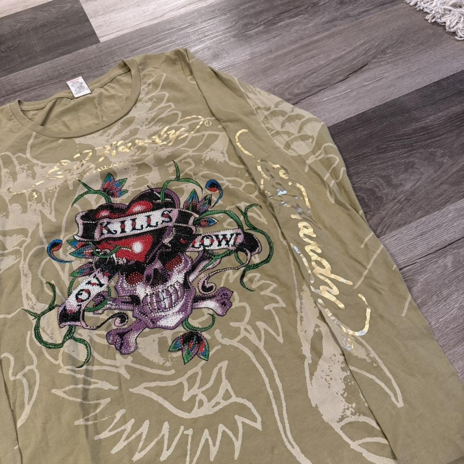 Ed Hardy Ed hardy Christian Audigier love kills slowly long sleeve M Size M / US 6-8 / IT 42-44 - 1 Thumbnail