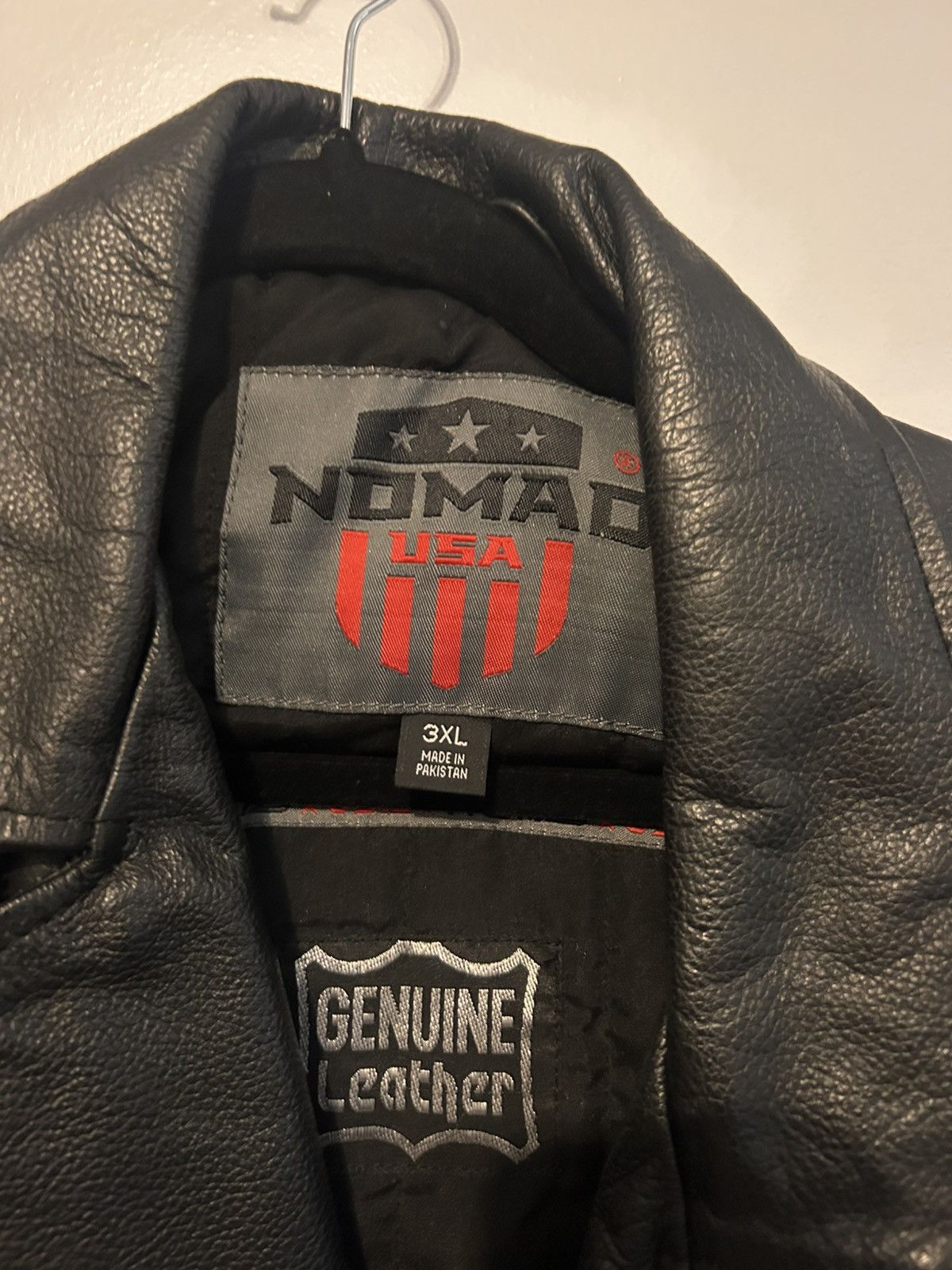 Nomad Men’s Genuine Leather Jacket Fits Like 2XL XXL Size US XXL / EU 58 / 5 - 4 Thumbnail