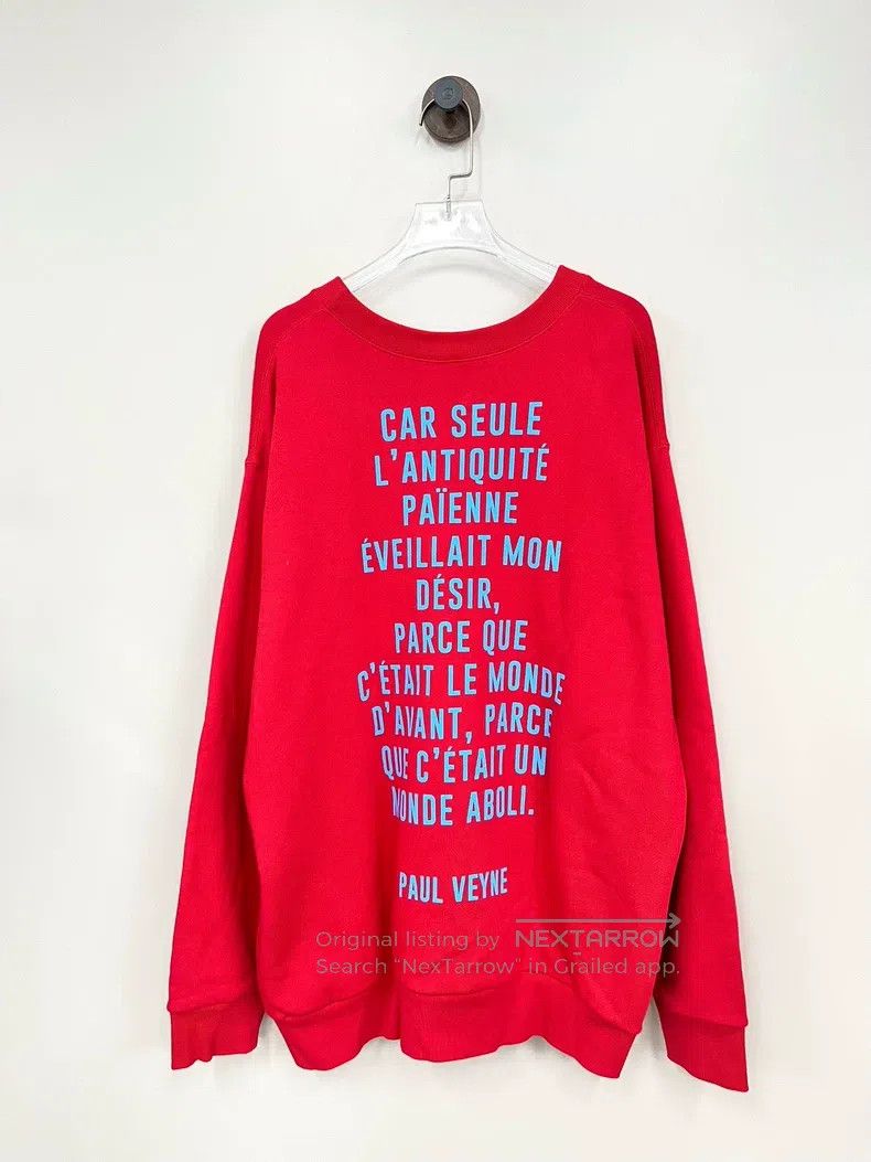 Gucci Gucci Red letter printed logo slogan sweatshirt Size US M / EU 48-50 / 2 - 2 Thumbnail
