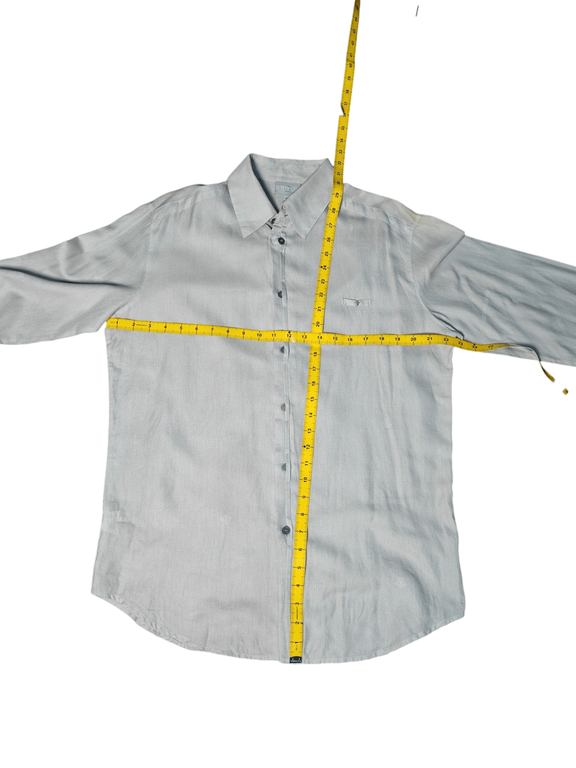 Versace Jeans Couture Versace Jeans Couture Y2k Shirt AoP Monochrome Long sleeves Size US L / EU 52-54 / 3 - 9 Thumbnail