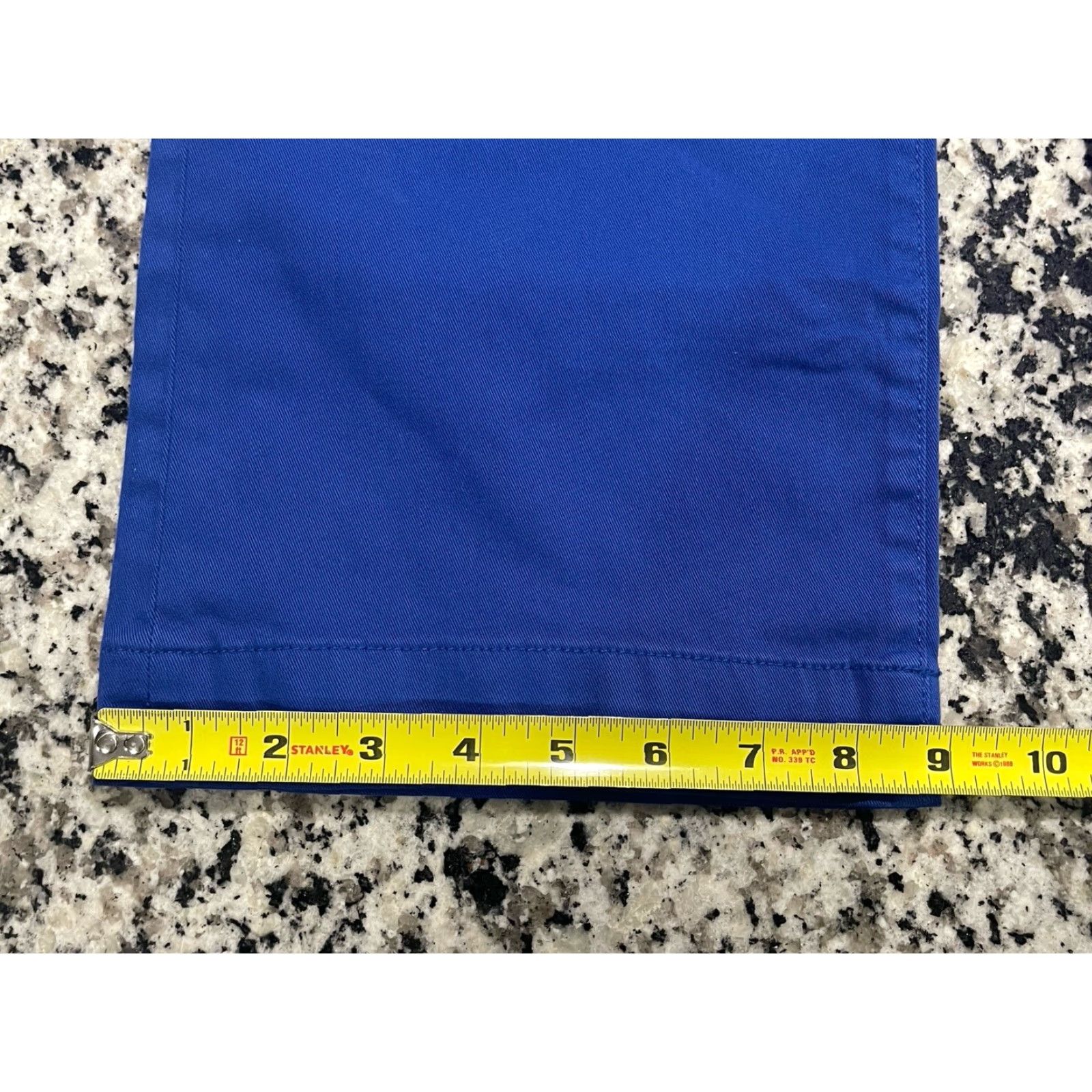 J.Crew VINTAGE J.Crew Women's Pants Slim Wide Leg Cropped Size 24 Blue Cotton Spandex Pockets Bohemian Hippie Preppy Size 42" / US 20 - 2 Thumbnail