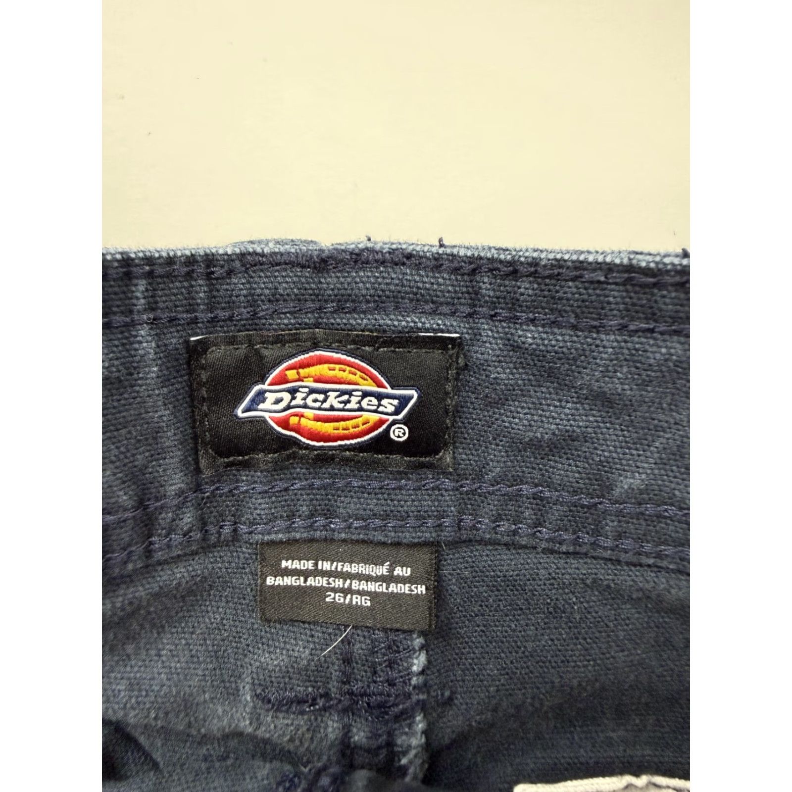 Dickies Dickies Cargo Pants Mens 26 Regular Blue Stretch Utility Pockets Straight Leg Size US 26 / EU 42 - 3 Thumbnail