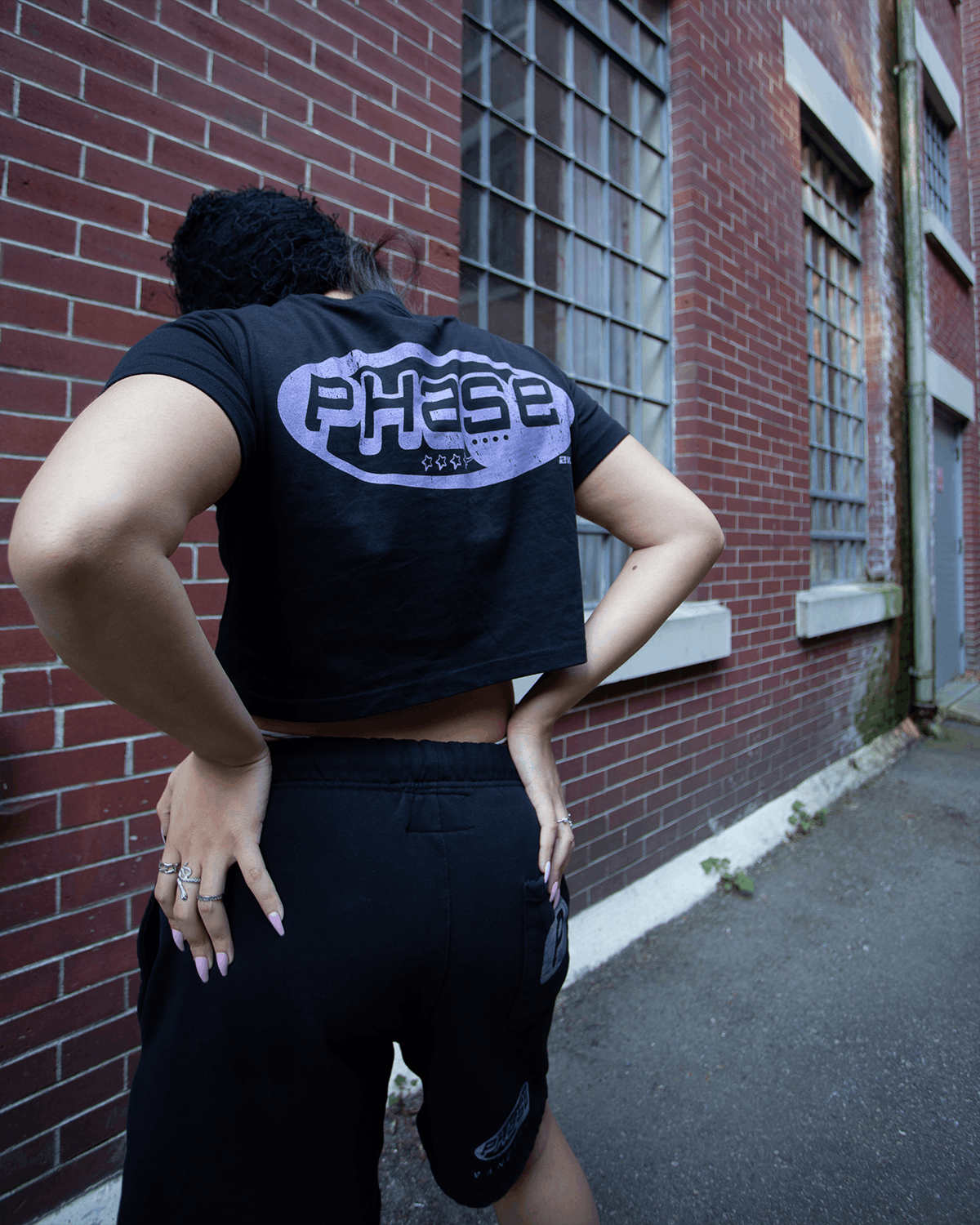 PHASE Garments Lilac "P2K" Crop Top Size Medium Size M / US 6-8 / IT 42-44 - 3 Thumbnail
