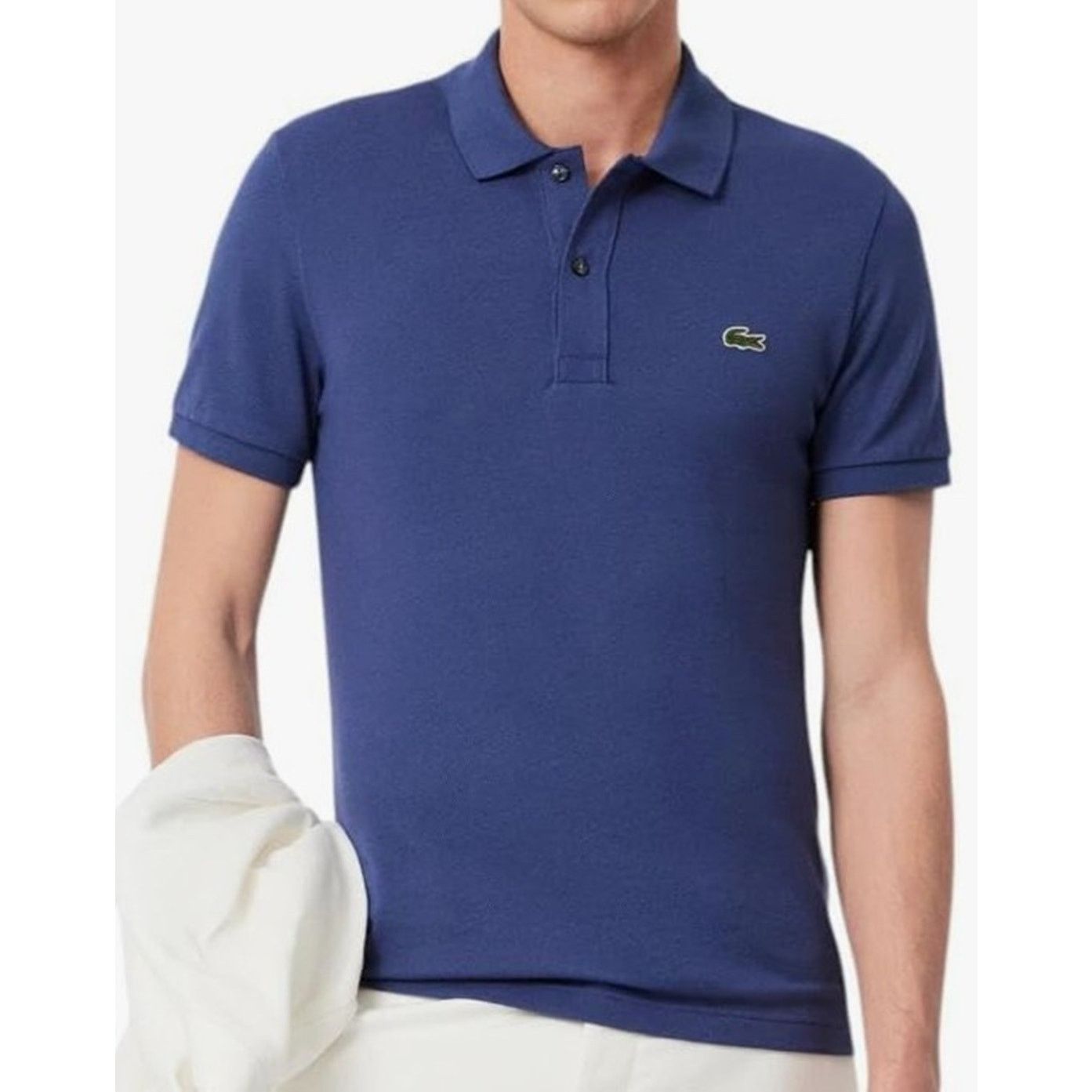 Lacoste Lacoste Men's Short Sleeve Classic Pique Polo Shirt Blue XXL Size US XXL / EU 58 / 5 - 1 Thumbnail