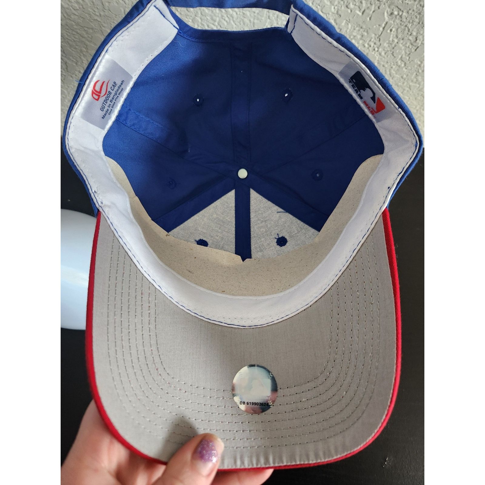 Other Team MLB Chicago Cubs Baseball Velcro Cap Size ONE SIZE - 8 Thumbnail