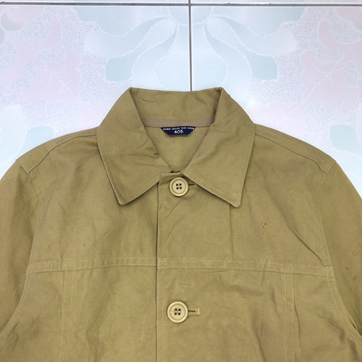 Japanese Brand River House Sun Child 405 Chore Jacket Size US S / EU 44-46 / 1 - 5 Thumbnail