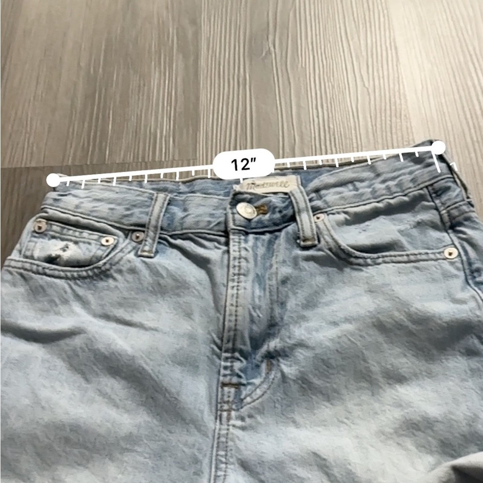Madewell Madewell The Perfect Vintage High Rise Jeans in Fitzgerald Size 24" / US 00 / IT 34 - 12 Thumbnail