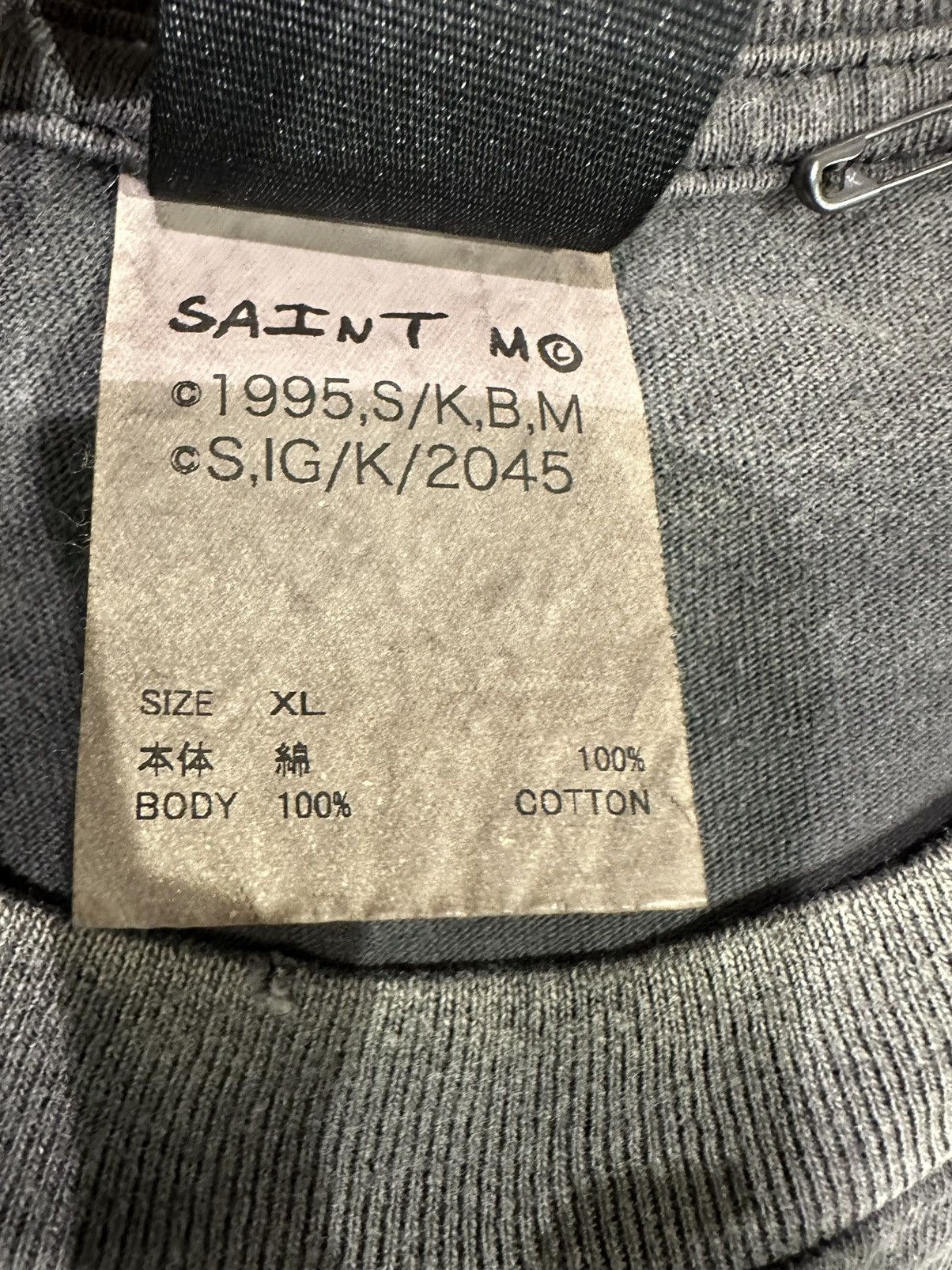 Saint Michael SAINT Mxxxxxx - Ghost In The Shell Tee Black Size US XL / EU 56 / 4 - 3 Thumbnail