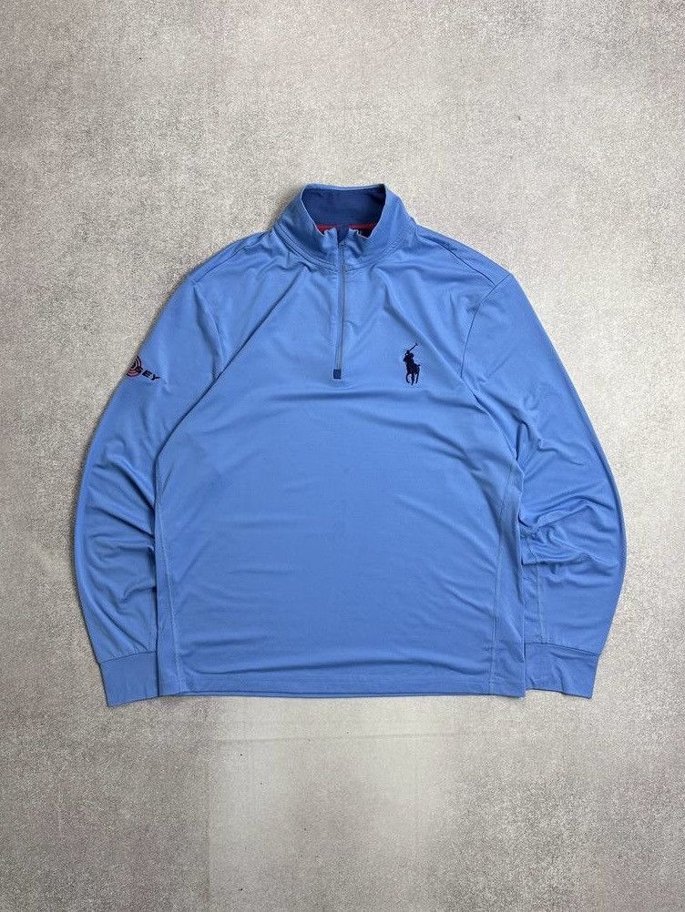 Polo Ralph Lauren Vintage Polo Ralph Lauren Quarter Zip Sweatshirt M Size US M / EU 48-50 / 2 - 1 Thumbnail