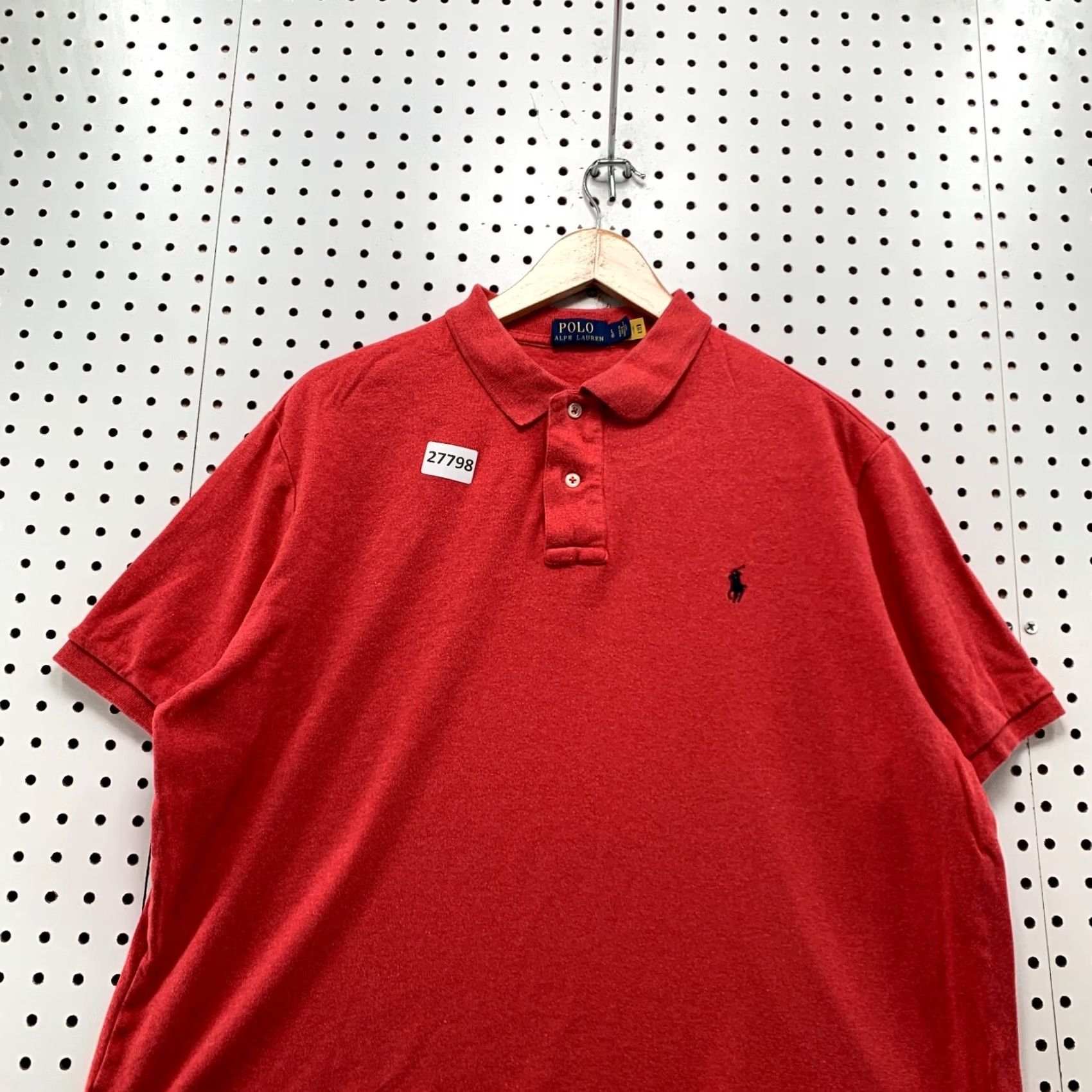 Polo Ralph Lauren Polo Ralph Lauren Shirt Red Black Pony Mens Large Short Sleeve Collared Size US L / EU 52-54 / 3 - 5 Thumbnail