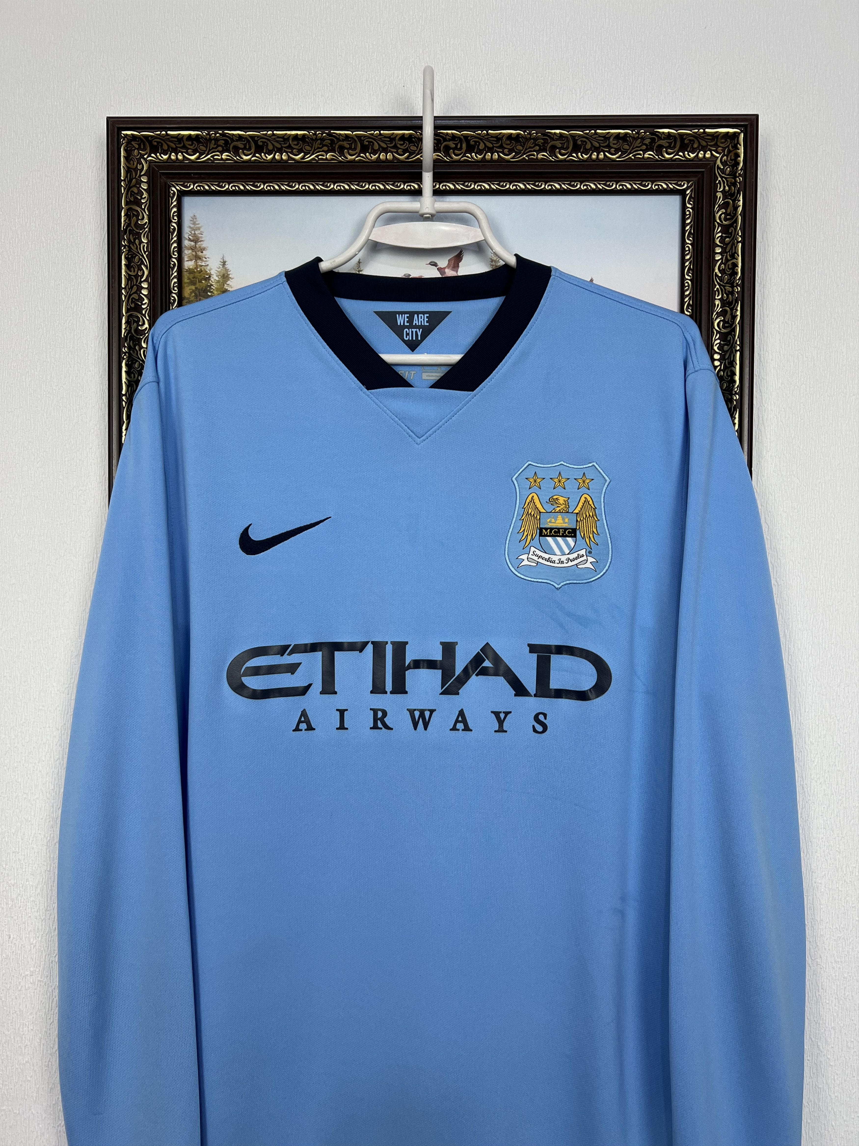 Nike Manchester City Home football shirt 2014 Soccer Nike Size US L / EU 52-54 / 3 - 2 Thumbnail