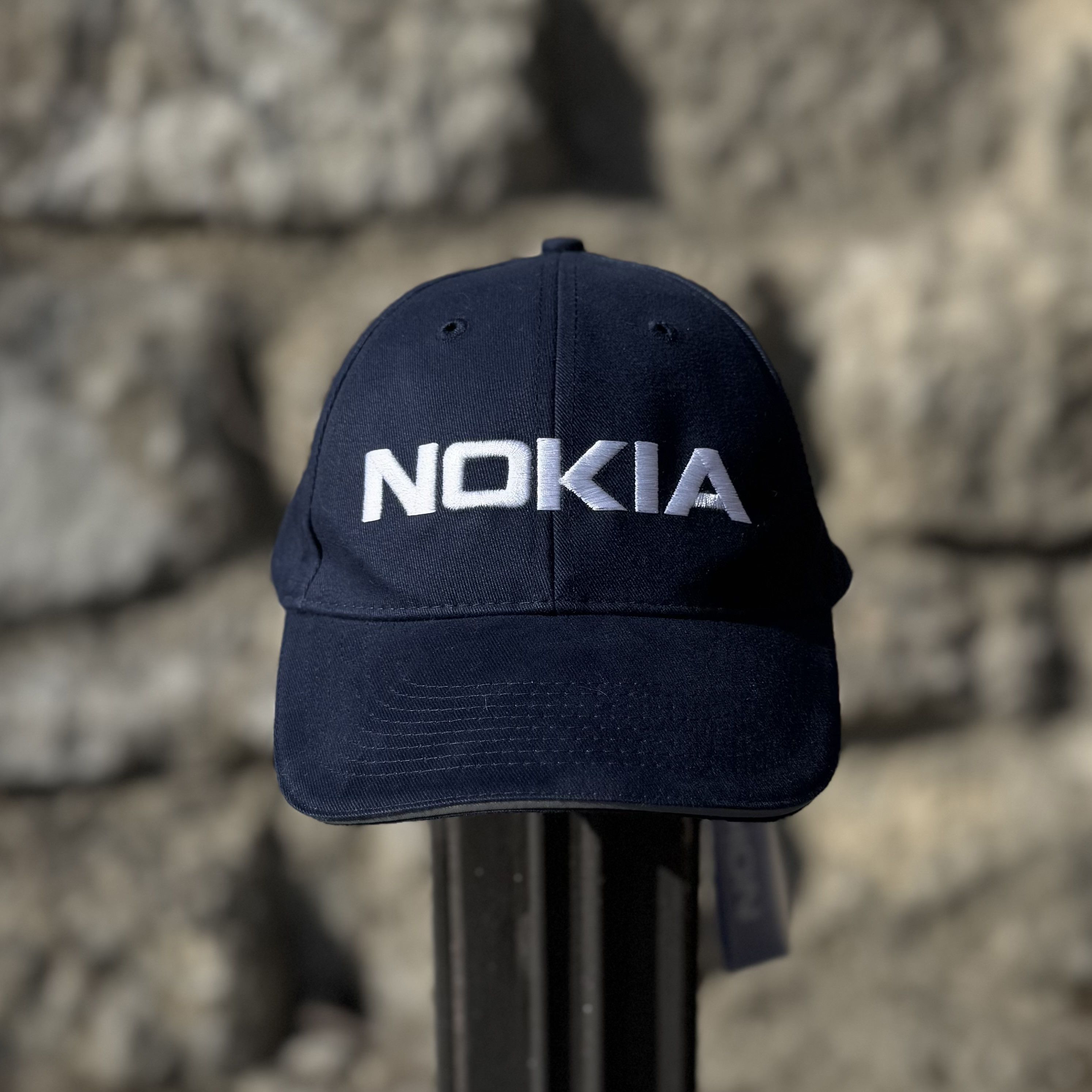 Apple Nokia 90s Vintage Cap Racing Hat Size ONE SIZE - 1 Thumbnail