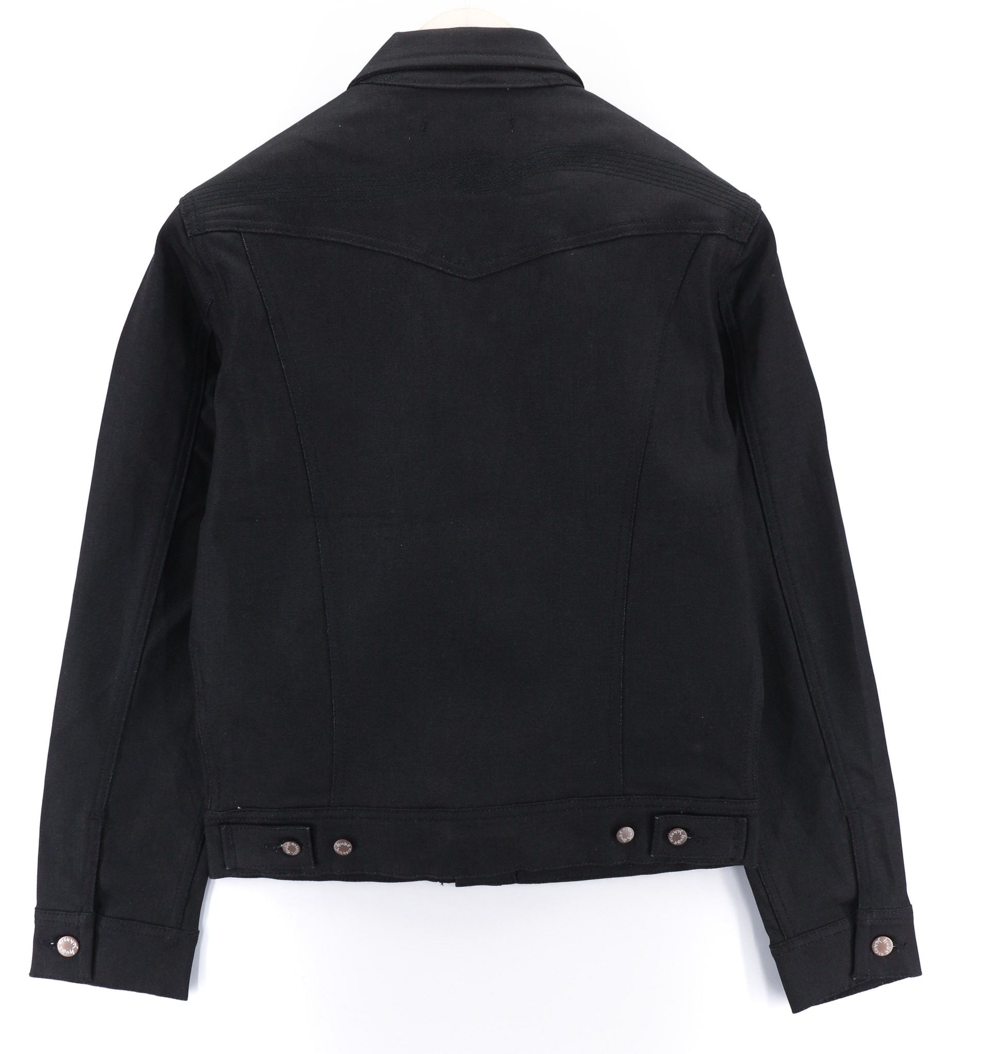 Nudie Jeans CONNY STRETCH DRY BLACK COATED XS Black Jacket 80408 Size US XS / EU 42 / 0 - 2 Thumbnail