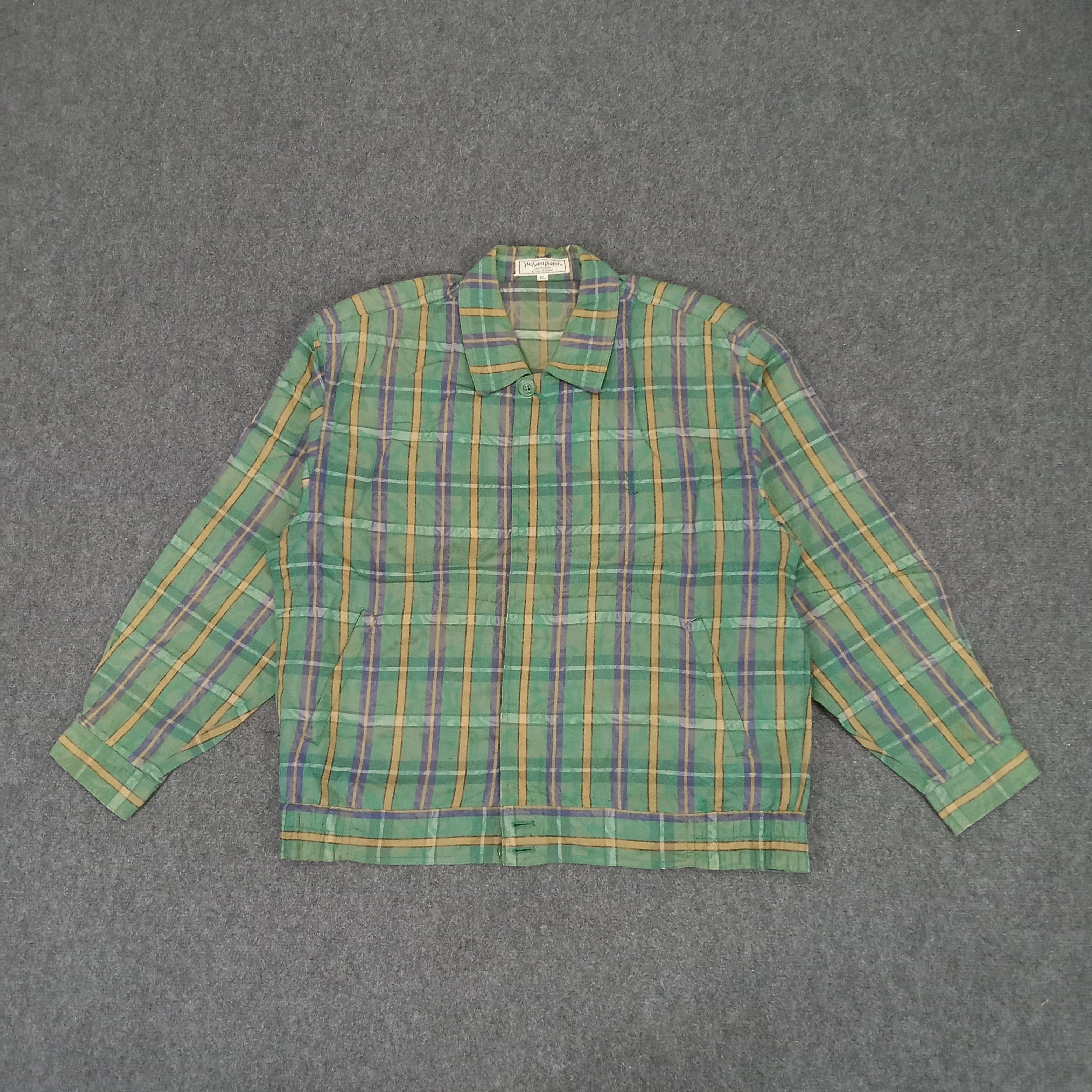 Vintage × Yves Saint Laurent Yves Saint Laurent Luxury Brand Jacket Size US XL / EU 56 / 4 - 1 Thumbnail