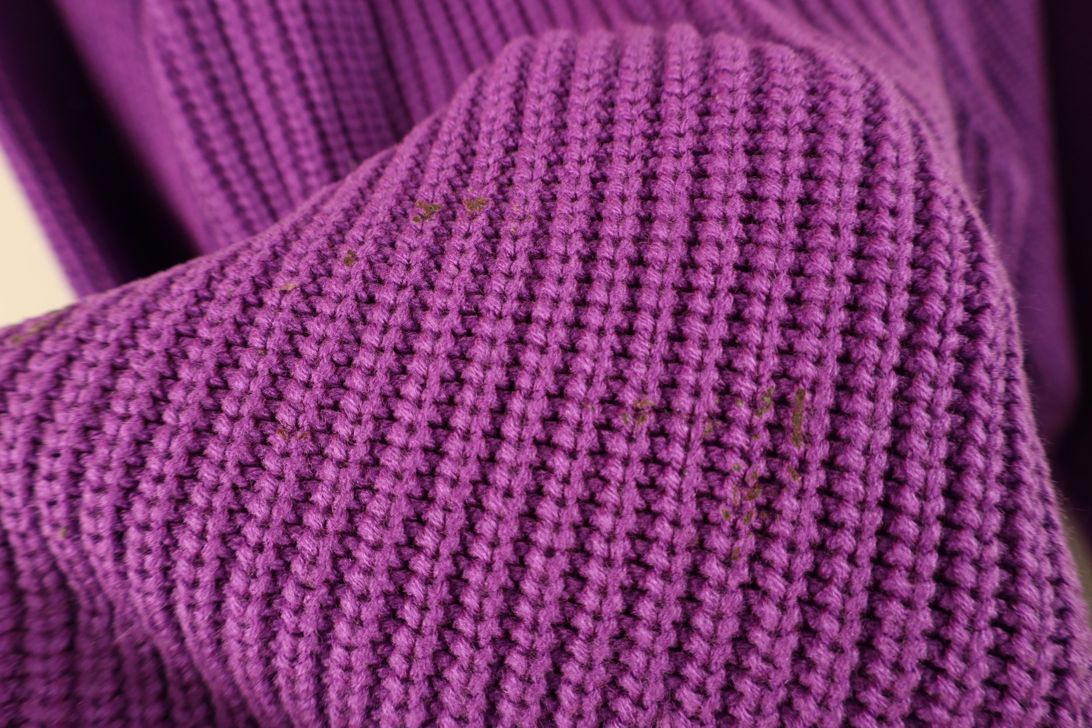Vintage Vintage 90s Streetwear Blank Chunky Ribbed Knit Sweater Size L / US 10 / IT 46 - 5 Thumbnail