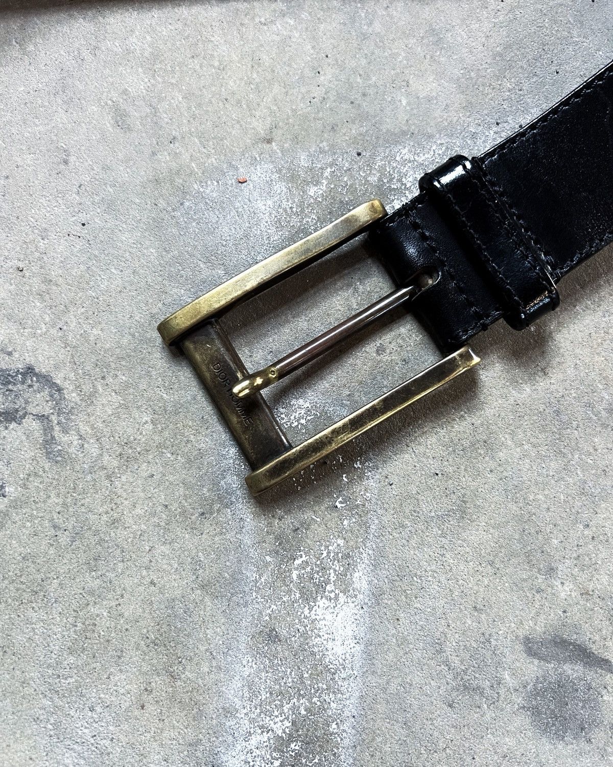 Dior AW05 Studded Belt by Hedi Slimane Size ONE SIZE - 3 Thumbnail