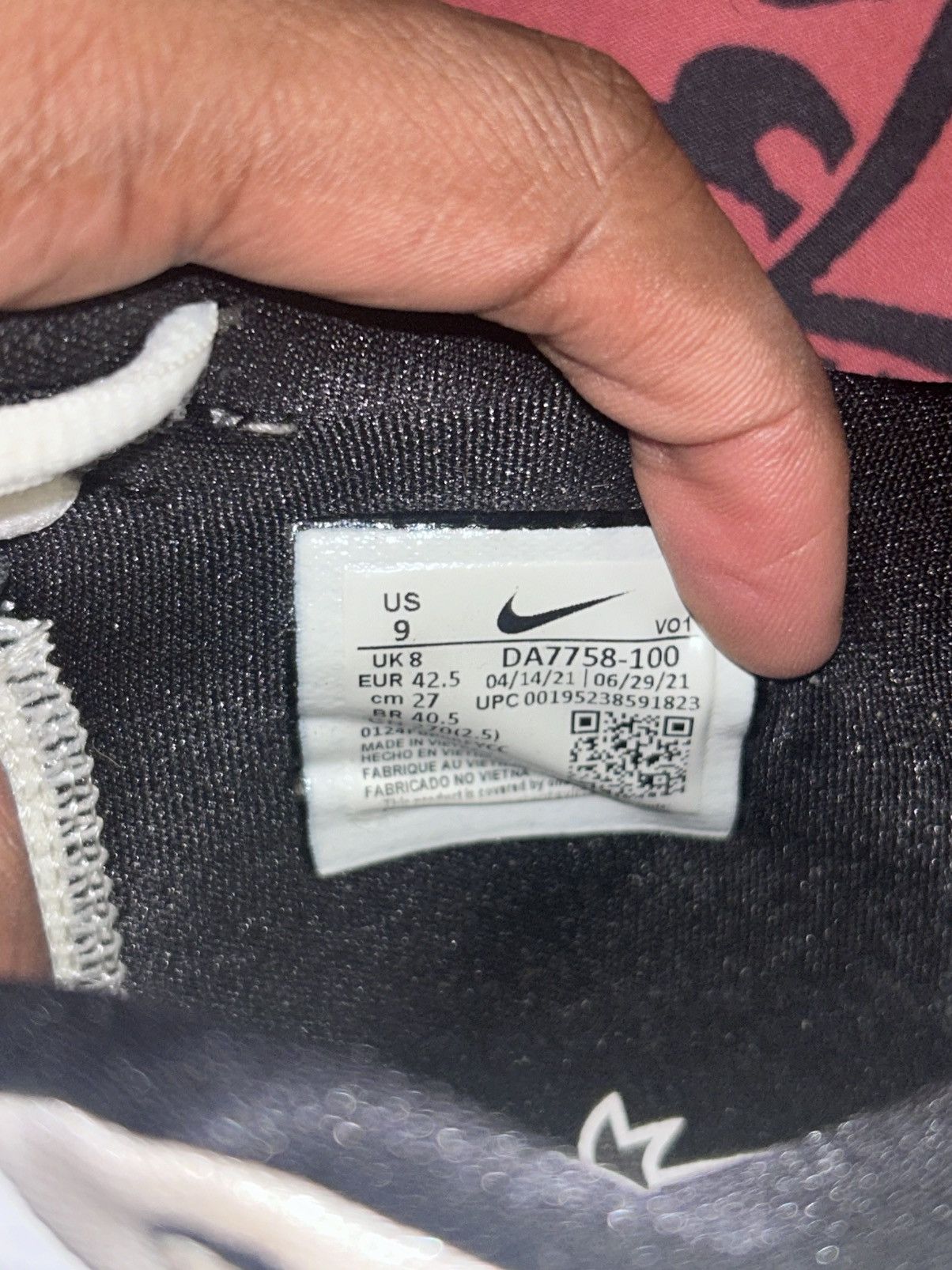 Nike Nike PG 3 TB White Black Size US 9 / EU 42 - 6 Thumbnail
