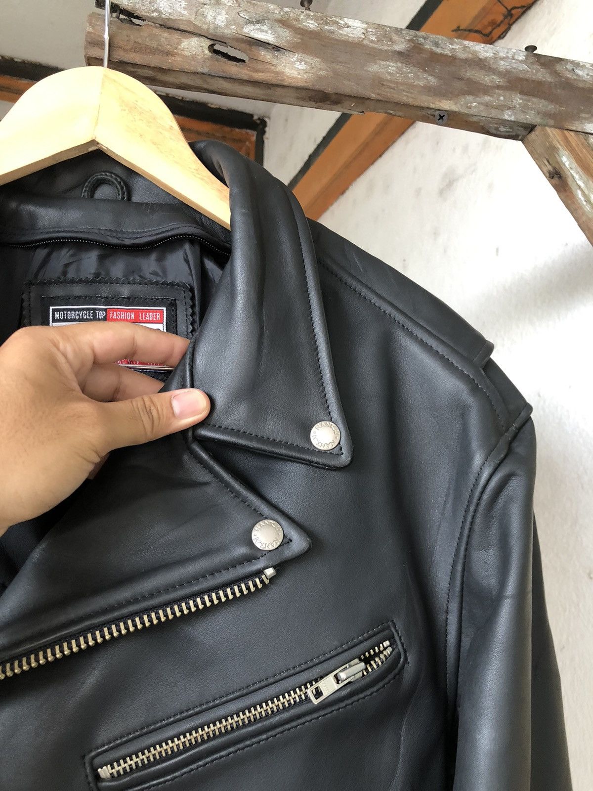 Harley Davidson Vintage Nankai x Harley Davidson Perfecto Leather Jacket Size US XL / EU 56 / 4 - 9 Thumbnail