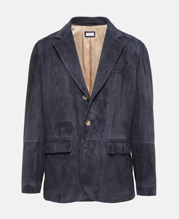 Leather blazer