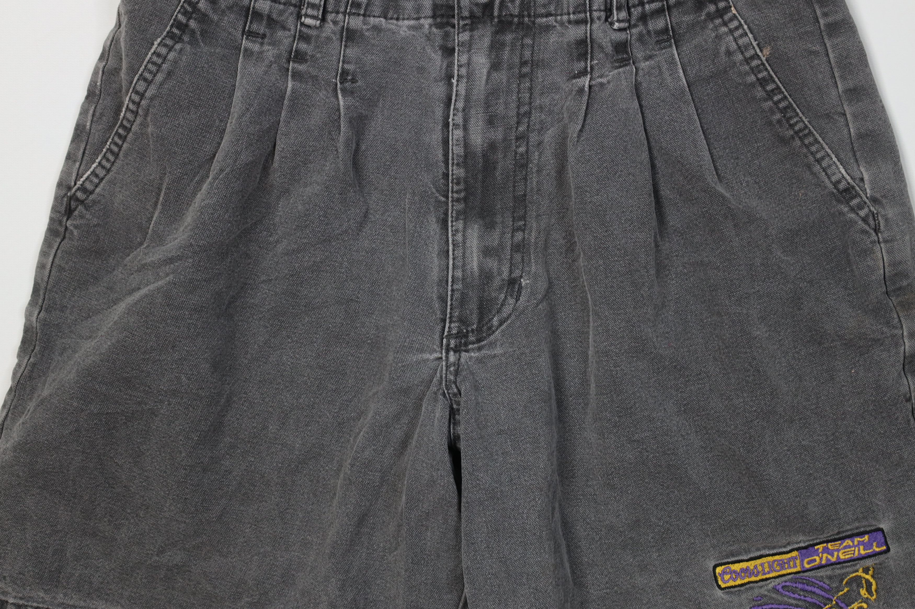 O'Neill Vintage 90s O'Neill Surfing Light Team Pleated Shorts USA Size US 28 / EU 44 - 3 Thumbnail