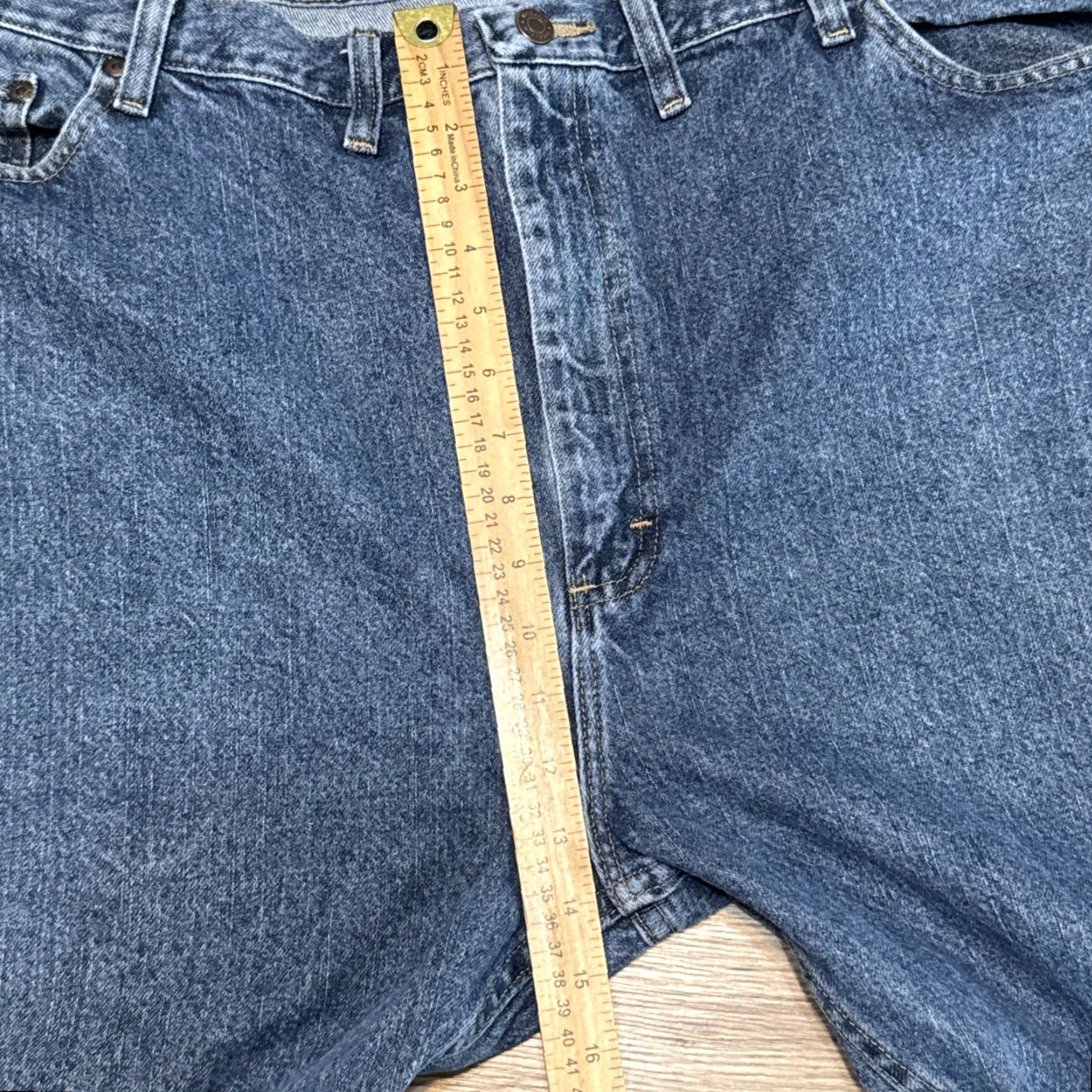 Wrangler VINTAGE Wrangler Jeans Men's Medium Wash Straight Fit High Rise 48 x 30 Pants Size US 32 / EU 48 - 5 Thumbnail