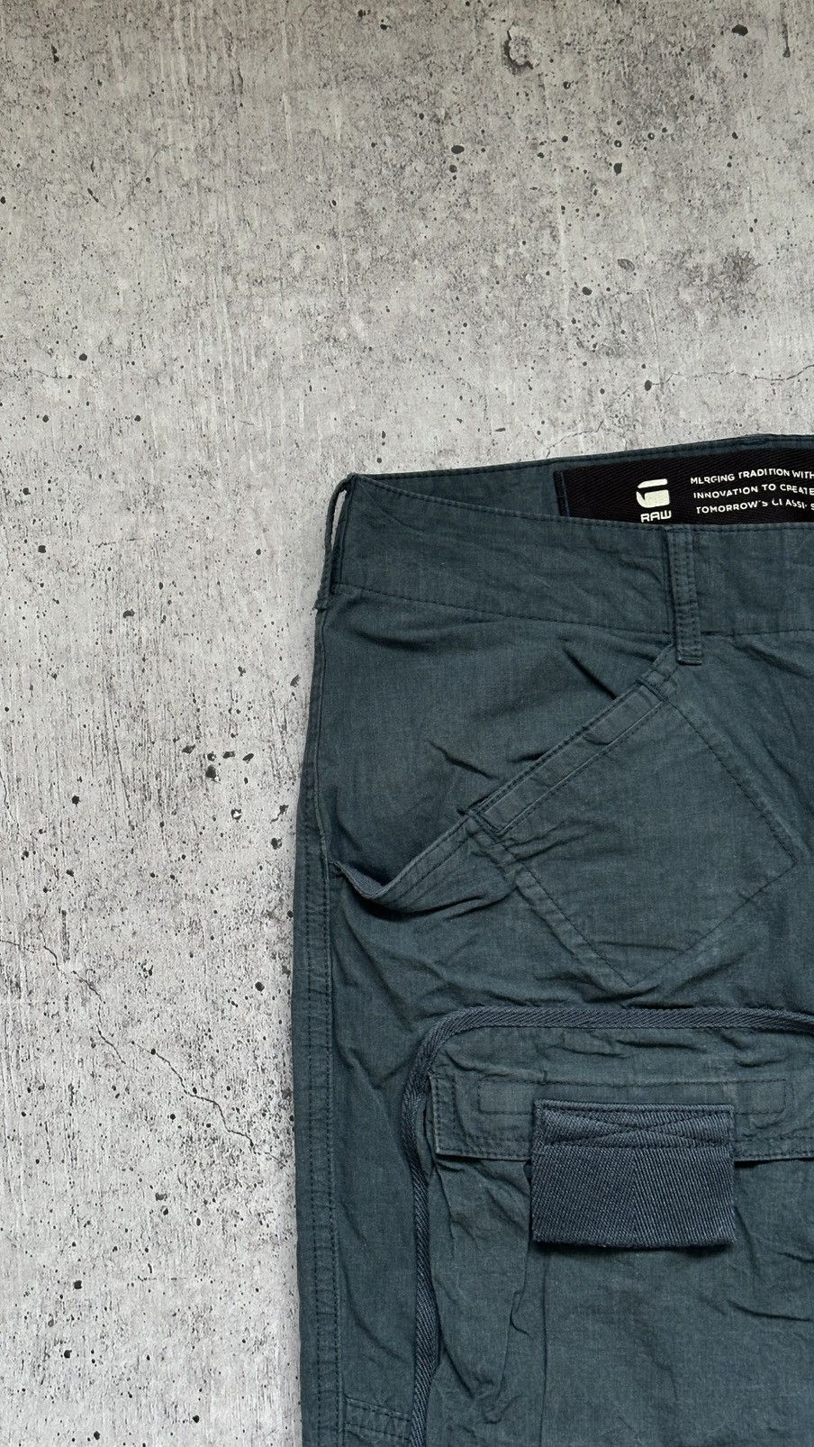 G-Star G Star Raw 3D Regular Tapered Cargo Y2K Pants Size US 33 - 7 Thumbnail