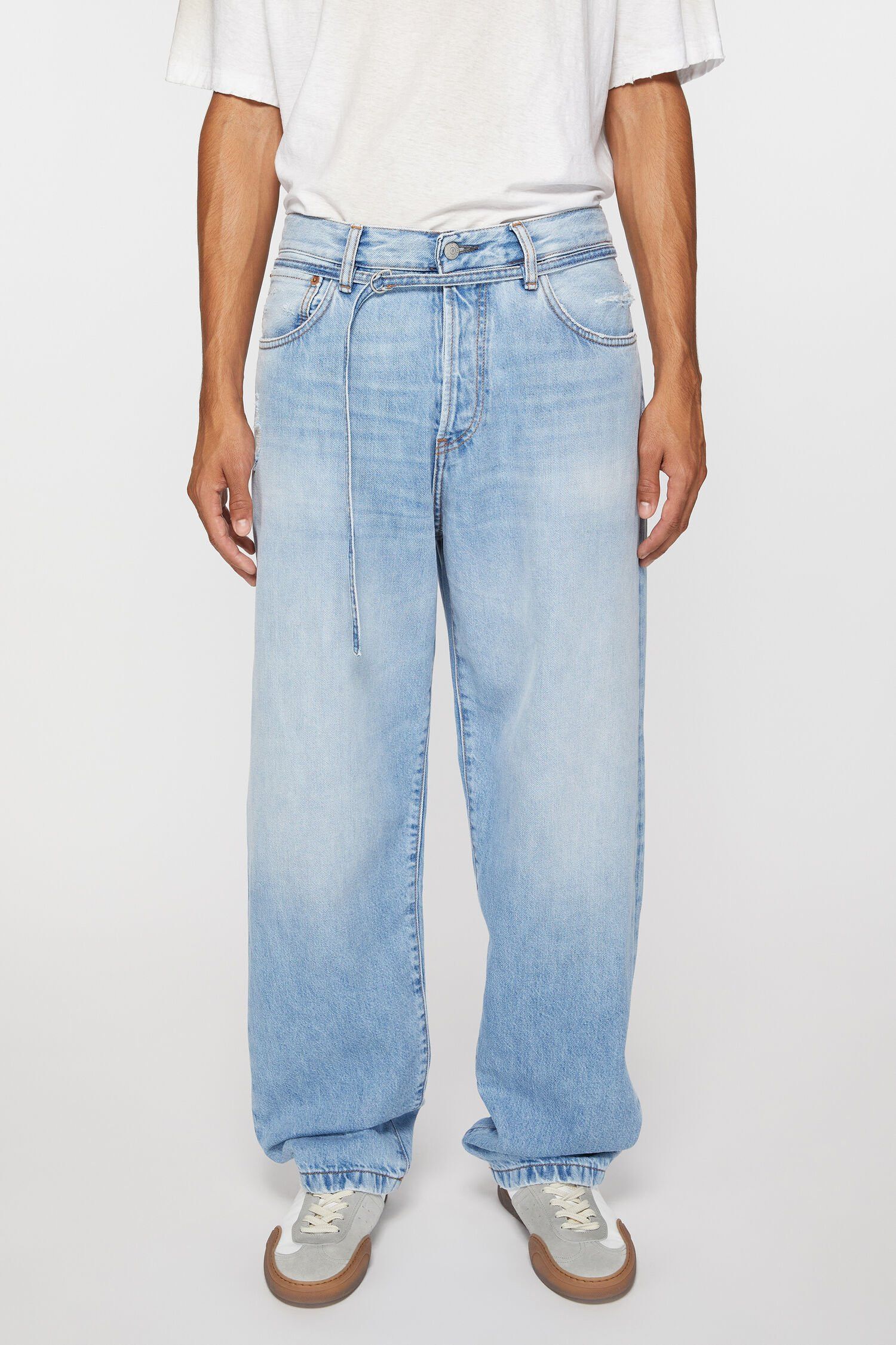 Acne Studios Acne Studios 1991 Toj Light Blue Vintage Size US 27 - 1 Thumbnail
