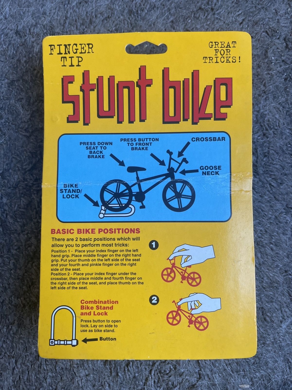 Vintage 2000 JA-RU Finger Tip Stunt Bike Deluxe Set Size ONE SIZE - 2 Thumbnail