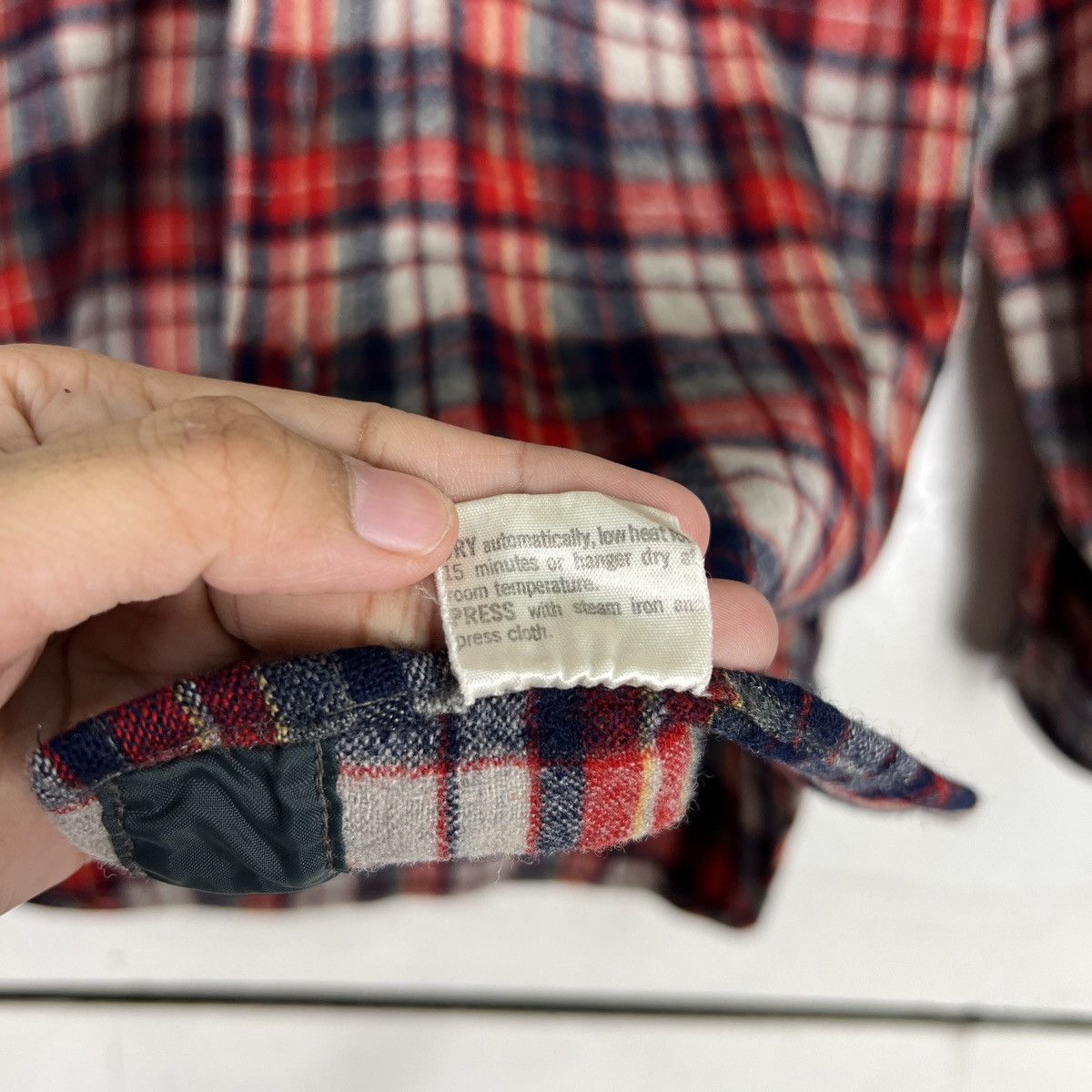 Pendleton 🔥 VINTAGE PENDLETON WOOL CHECKER FLANNEL SHIRTS MADE IN USA Size US S / EU 44-46 / 1 - 17 Thumbnail