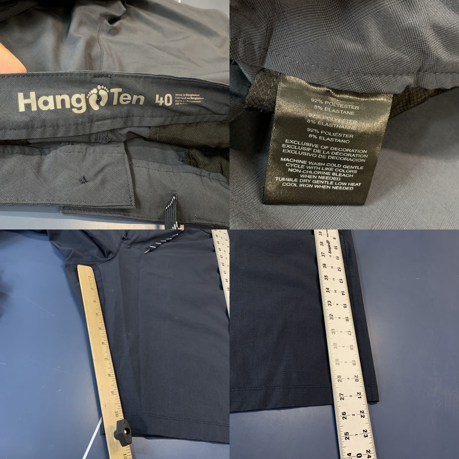 Hang Ten Hang Ten Shorts Mens Size 40 Drawstring Preppy Casual 40x11 Size US 40 / EU 56 - 8 Thumbnail