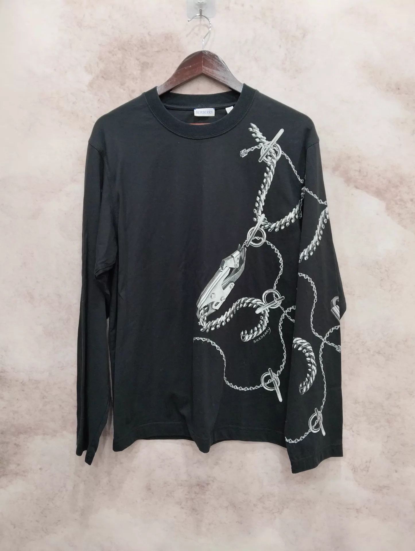 Burberry Burberry black LS T-shirt S Size US S / EU 44-46 / 1 - 1 Thumbnail