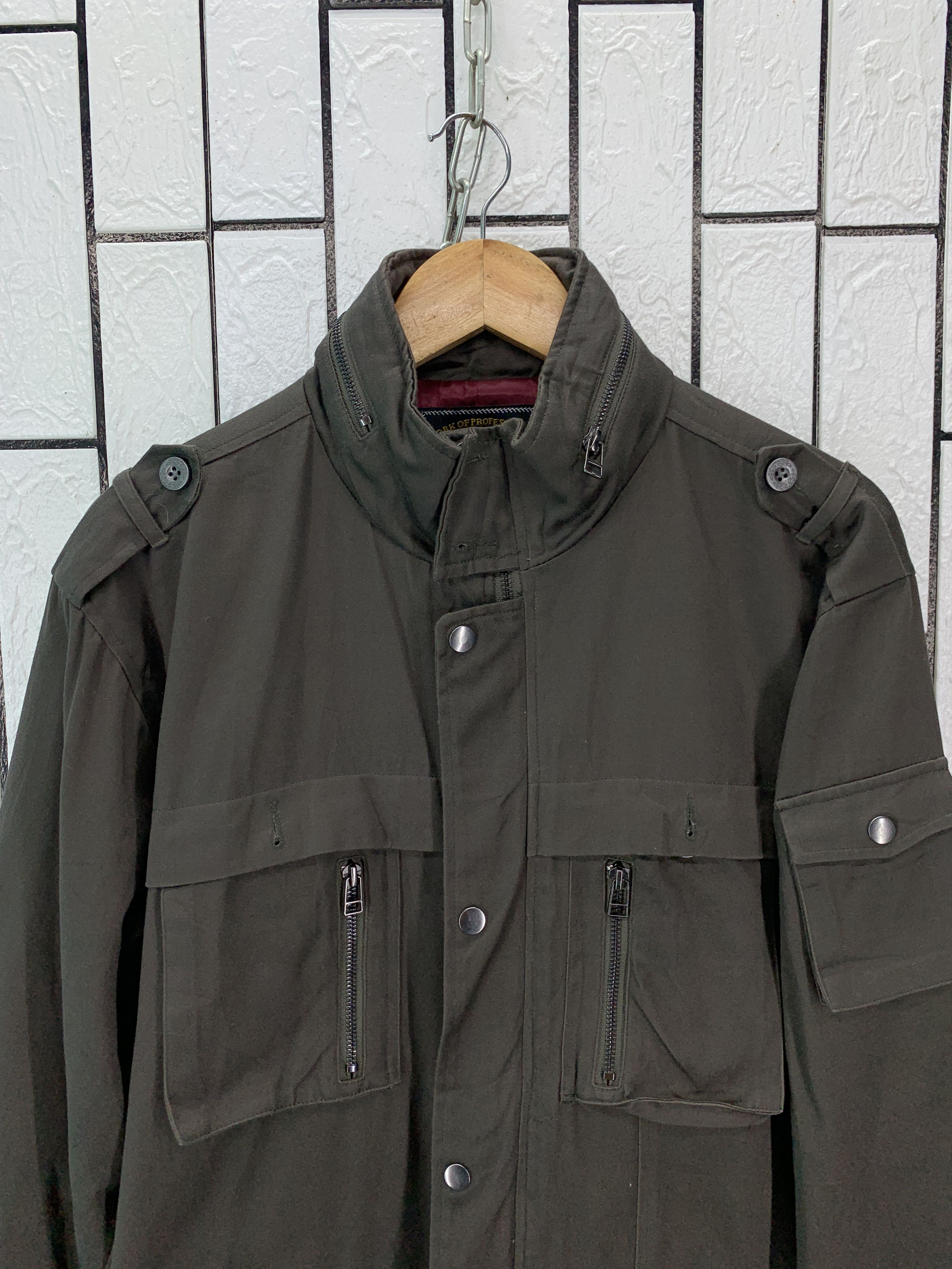 Japanese Brand Raffrule Multi Pocket Hooded Zipped Size US M / EU 48-50 / 2 - 4 Thumbnail