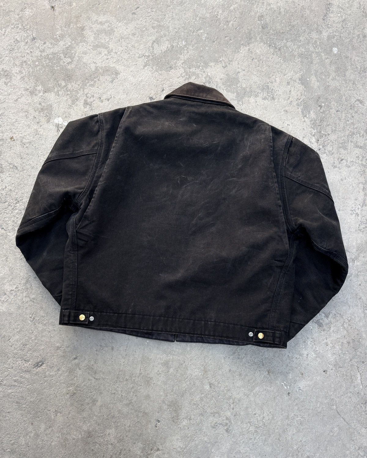 Carhartt Vintage Carhartt Detroit Jacket Faded Black Size US XL / EU 56 / 4 - 8 Thumbnail