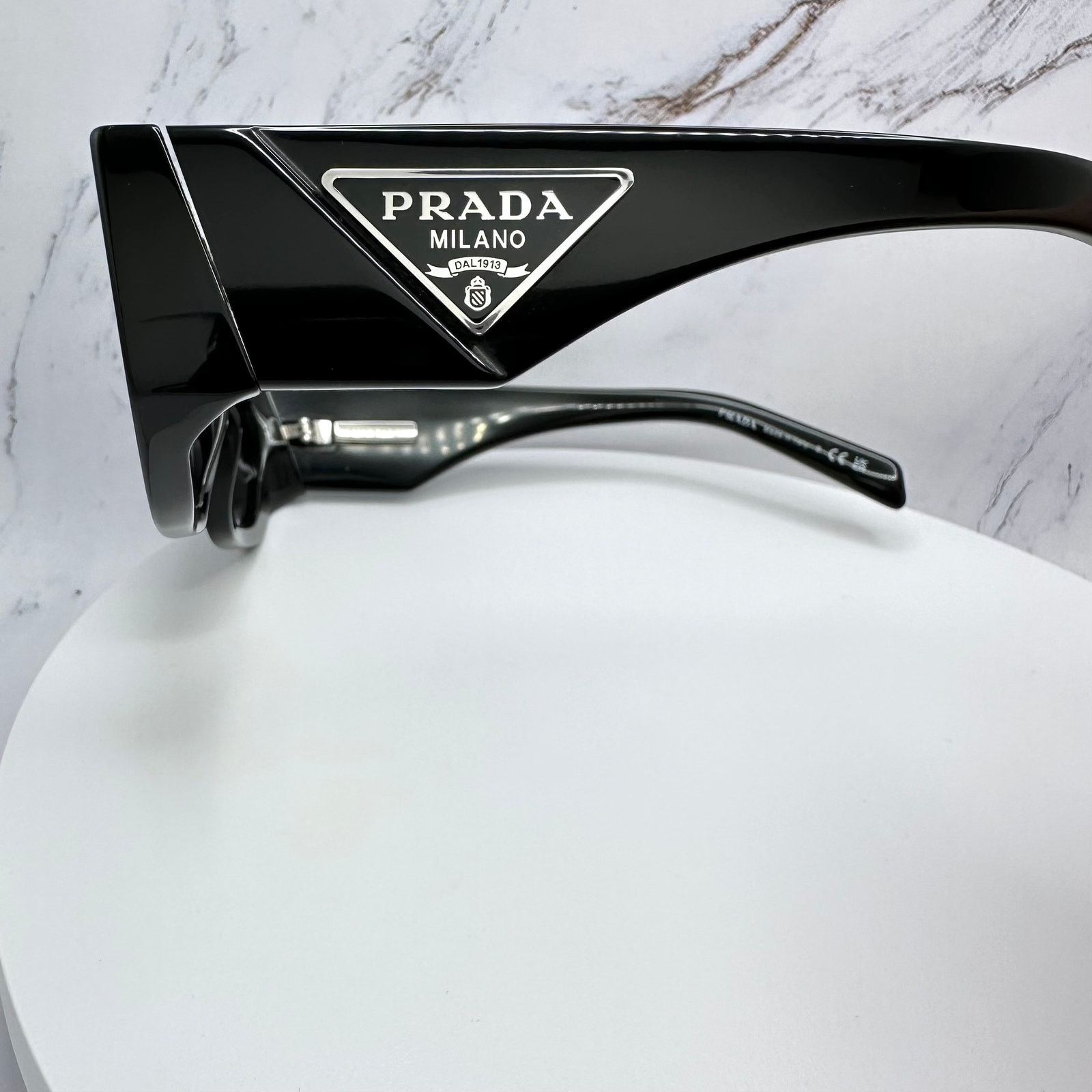 Prada NEW PRADA Sunglasses Black Square Size ONE SIZE - 9 Thumbnail