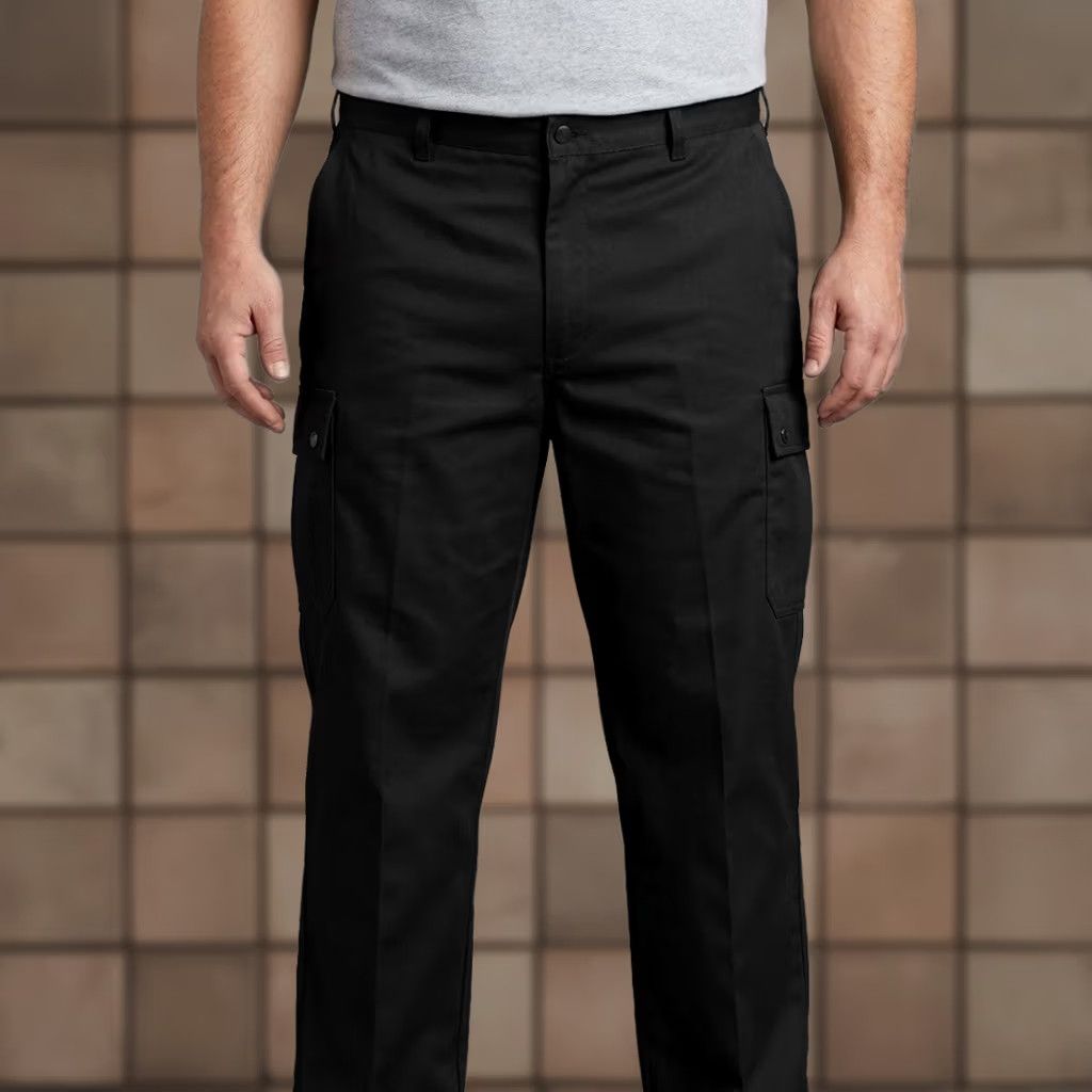 Vintage VINTAGE? Edwards Tuff-Tested Men's Utility Chino Cargo Pants Black NWT 52x34 Crew? Size US 36 / EU 52 - 1 Thumbnail