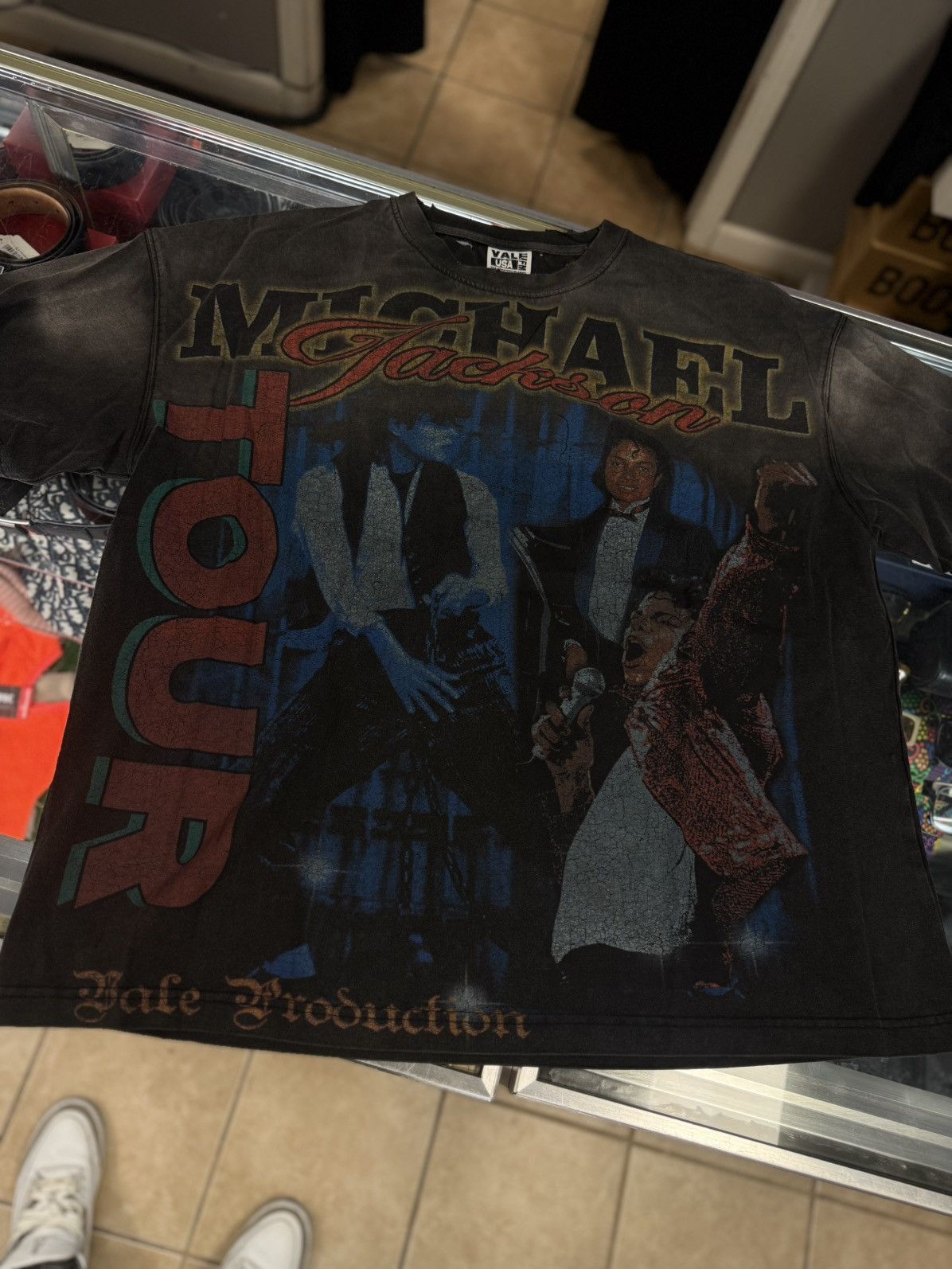 Vale Vale Valley Black Michael Jackson Tee Shirt Size XL (NEW) Size US XL / EU 56 / 4 - 1 Thumbnail