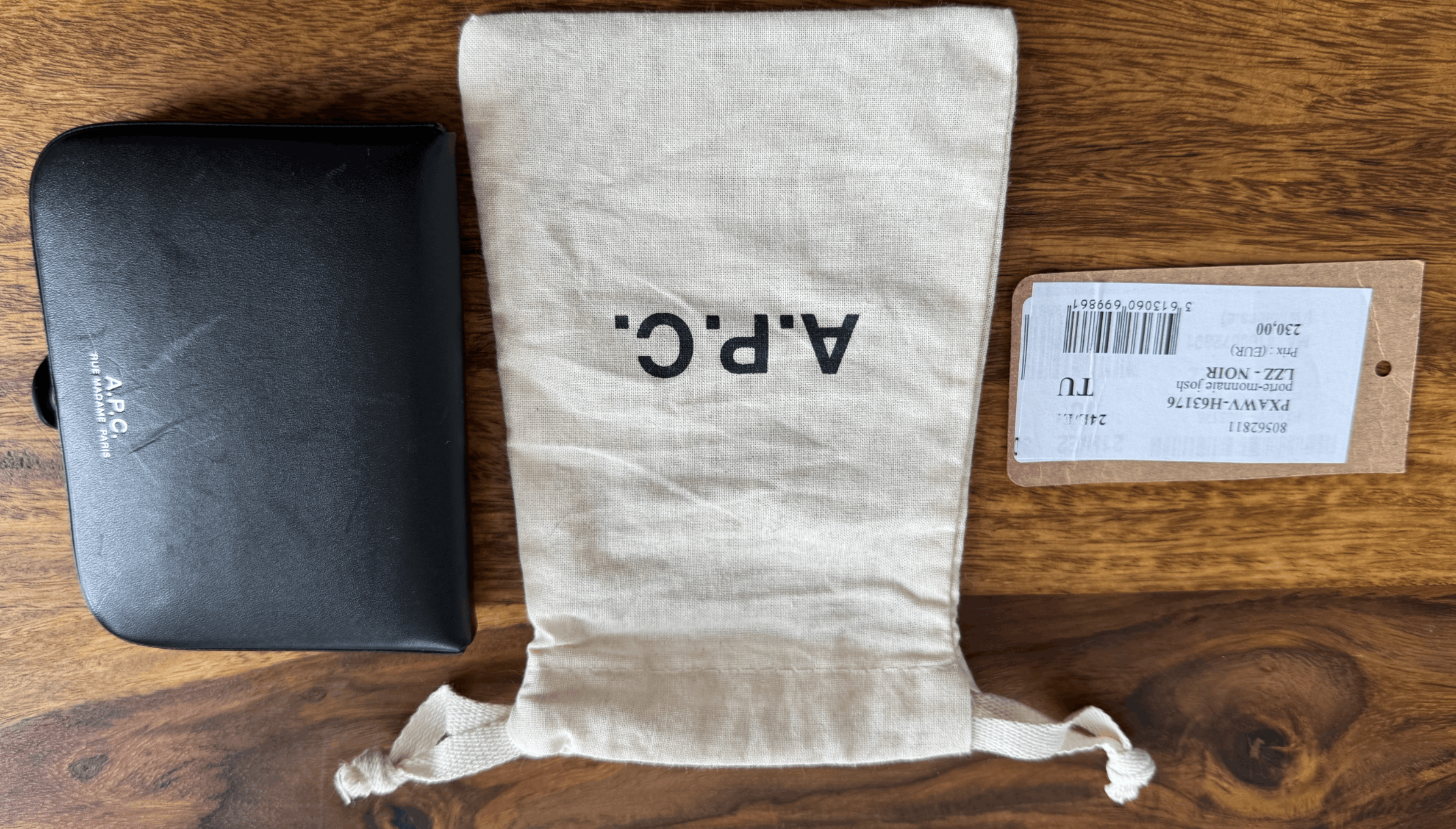 A.P.C. APC Portemonnaie / Wallet Josh Noir Size ONE SIZE - 10 Thumbnail