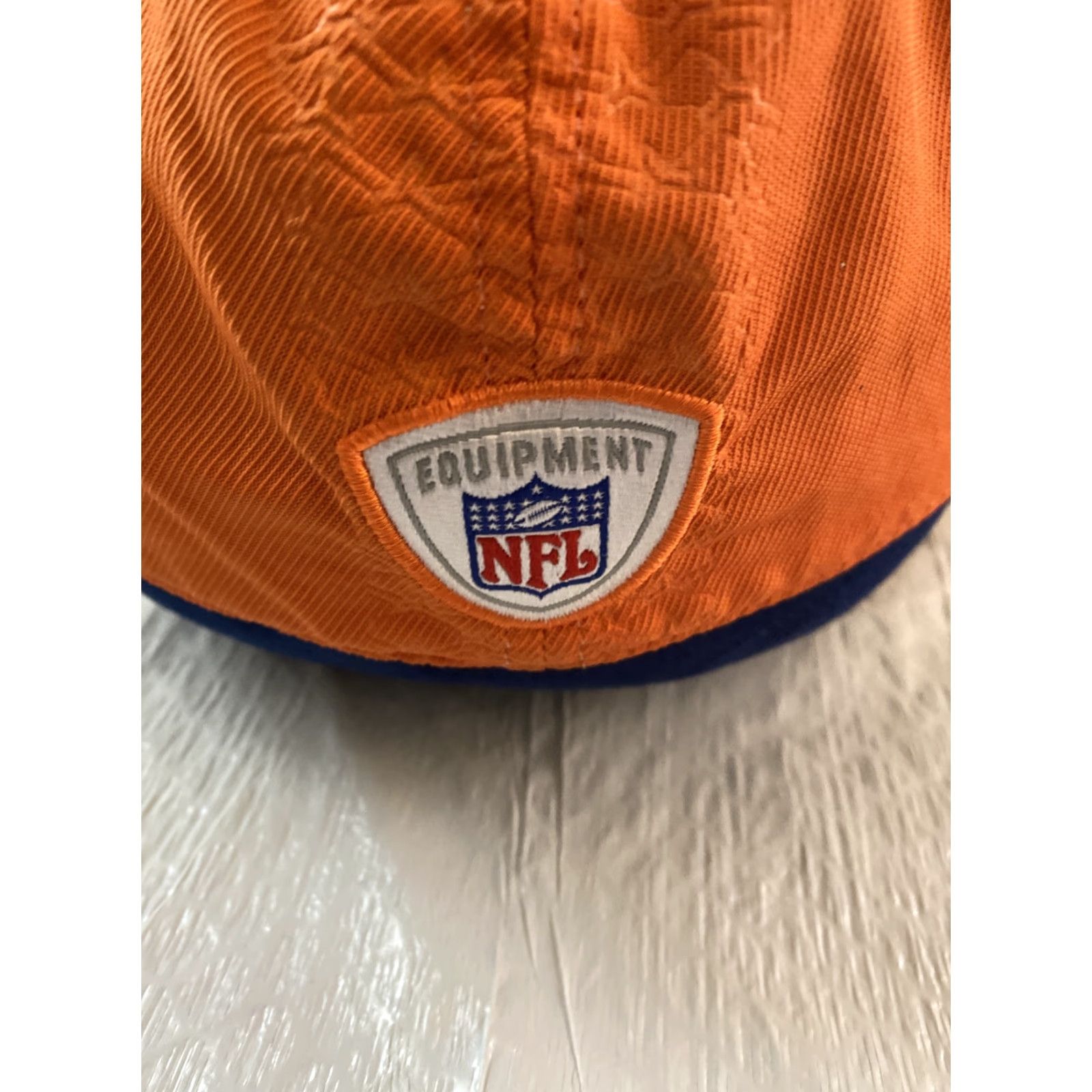 Reebok Reebok Broncos Baseball Cap Hat - Fitted L/XL - Solid Washed Orange - Men - Canvas Casual Ball Cap Size ONE SIZE - 3 Thumbnail
