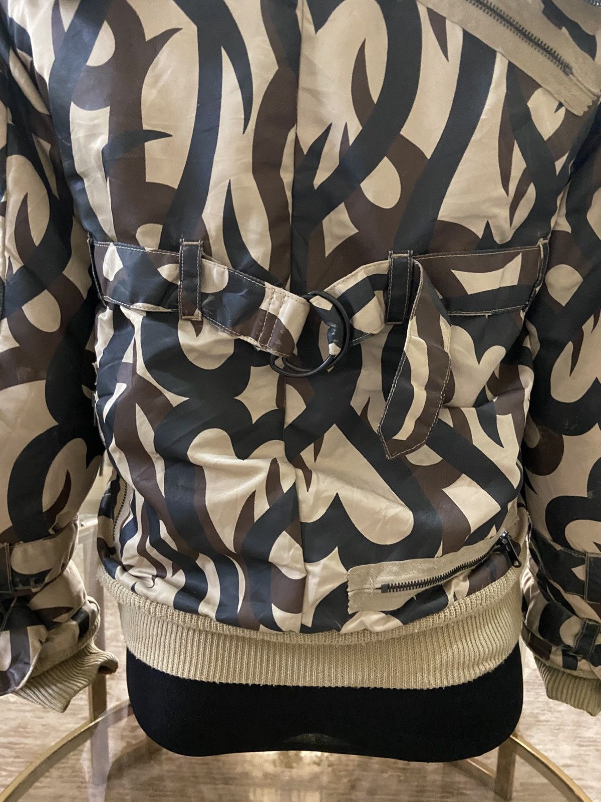 Number (N)ine AW04 NUMBER NINE TRIBAL CAMO PUFFER HOODED FAUX WINTERJACKET Size US S / EU 44-46 / 1 - 15 Thumbnail