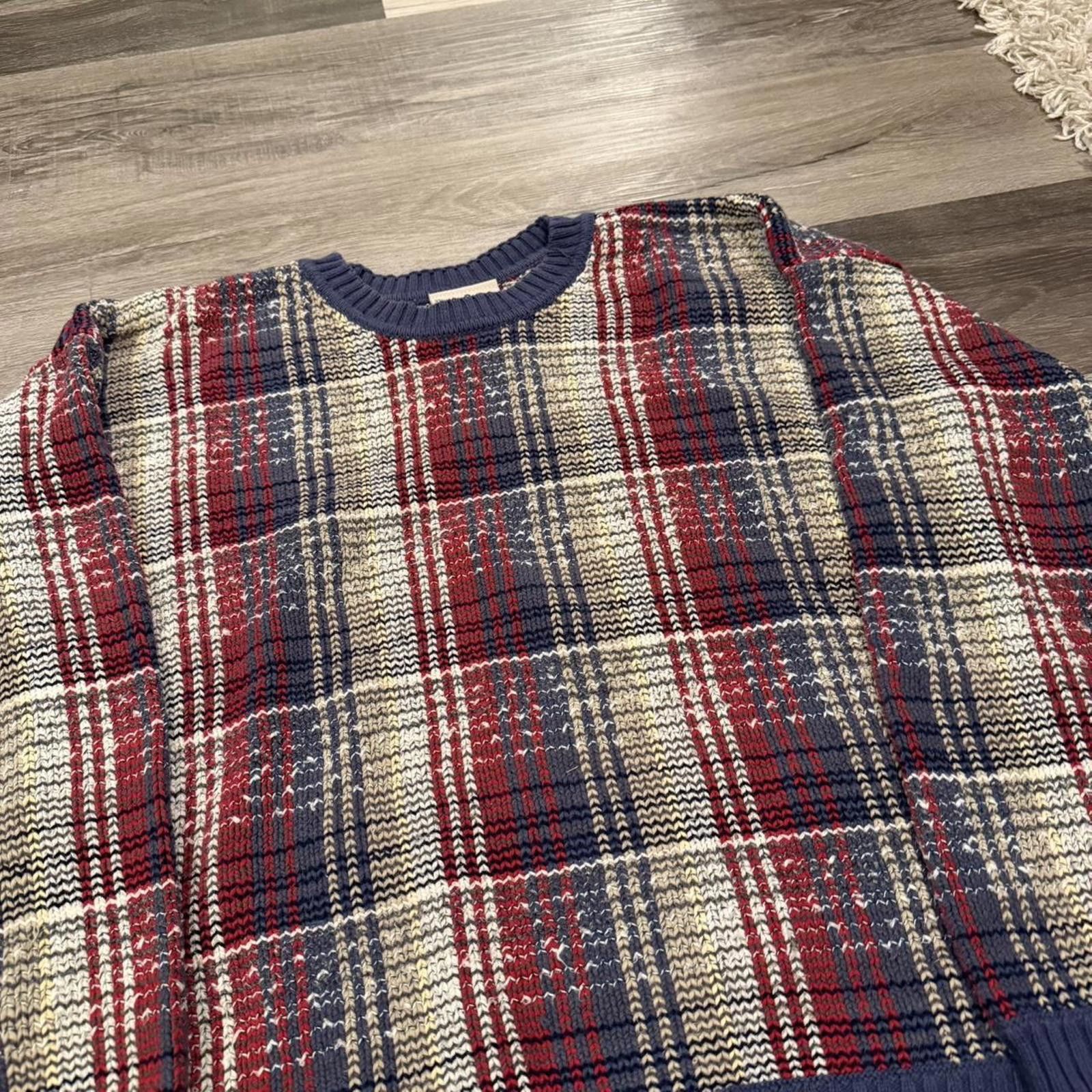 Northern Reflections Vintage northern reflections square pattern knit sweater 90s Size US M / EU 48-50 / 2 - 1 Thumbnail