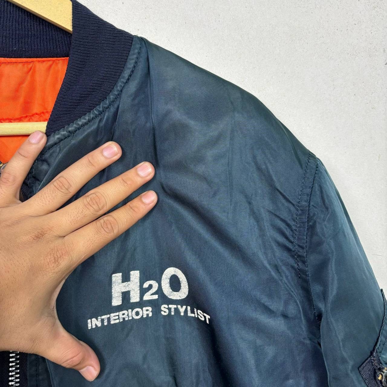 Alpha Industries Vintage Alpha Industries MA-1 Flight Jacket Large USA Made Size US L / EU 52-54 / 3 - 6 Thumbnail