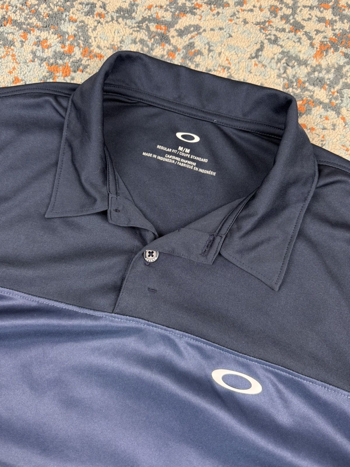 Oakley Oakley striped golfing polo shirt tee logo gorocore Size US M / EU 48-50 / 2 - 6 Thumbnail