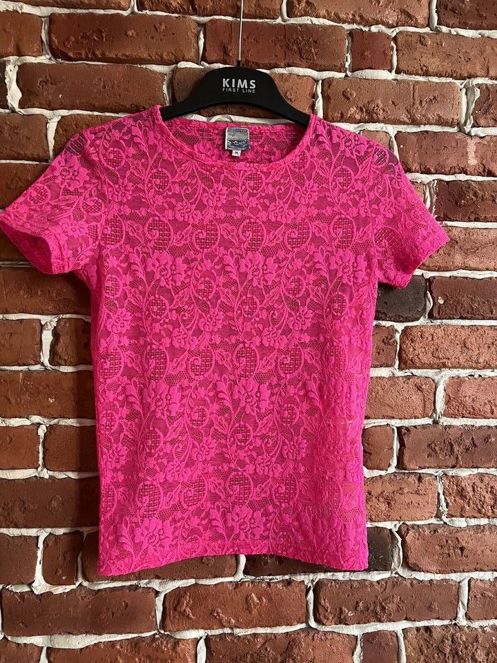 Kenzo KENZO T-shirt Lace Polyamide Pink Size S/M Made In Italy Size M / US 6-8 / IT 42-44 - 6 Thumbnail