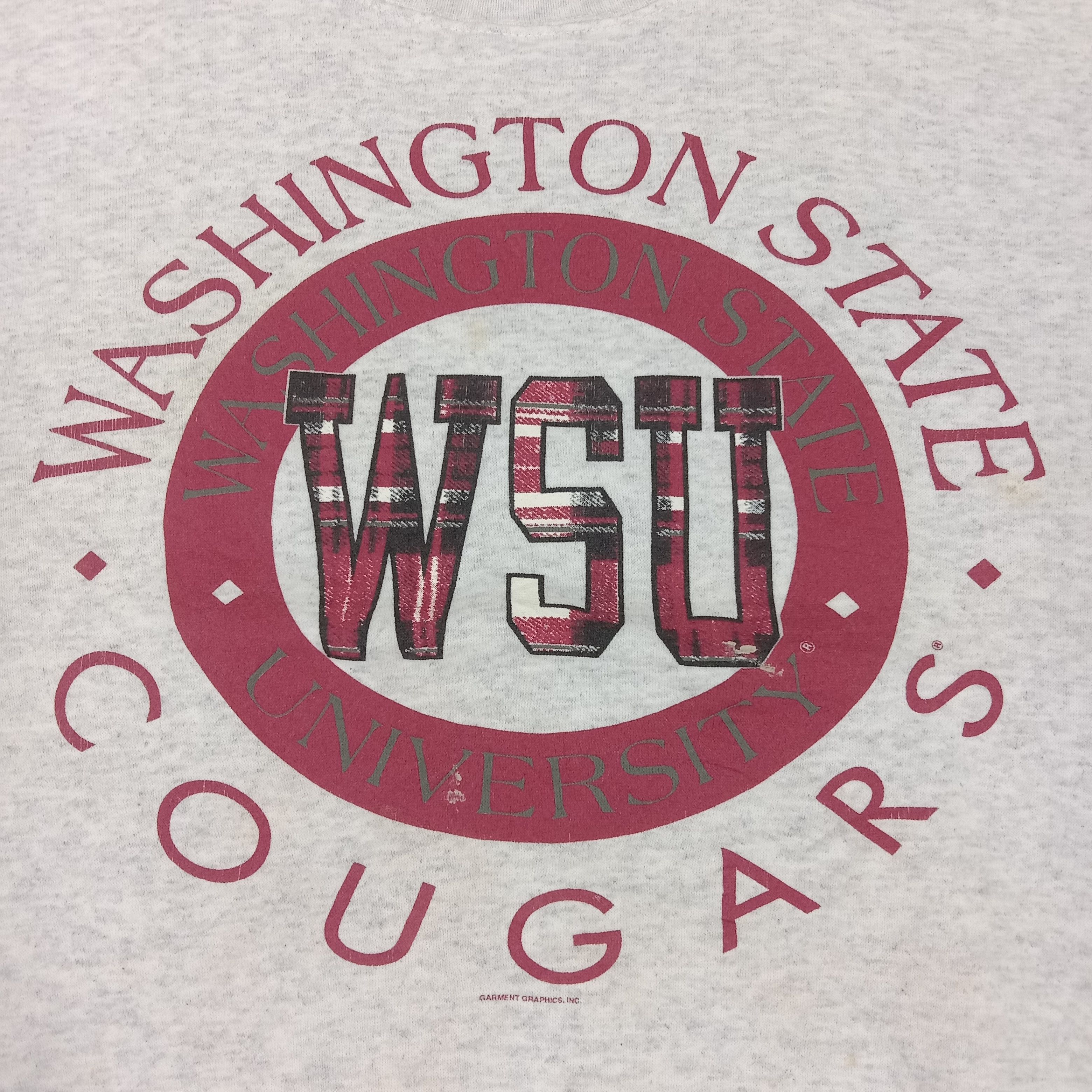 Vintage Washington University Streetwear Style Vintage Sweatshirt Size US XL / EU 56 / 4 - 2 Thumbnail