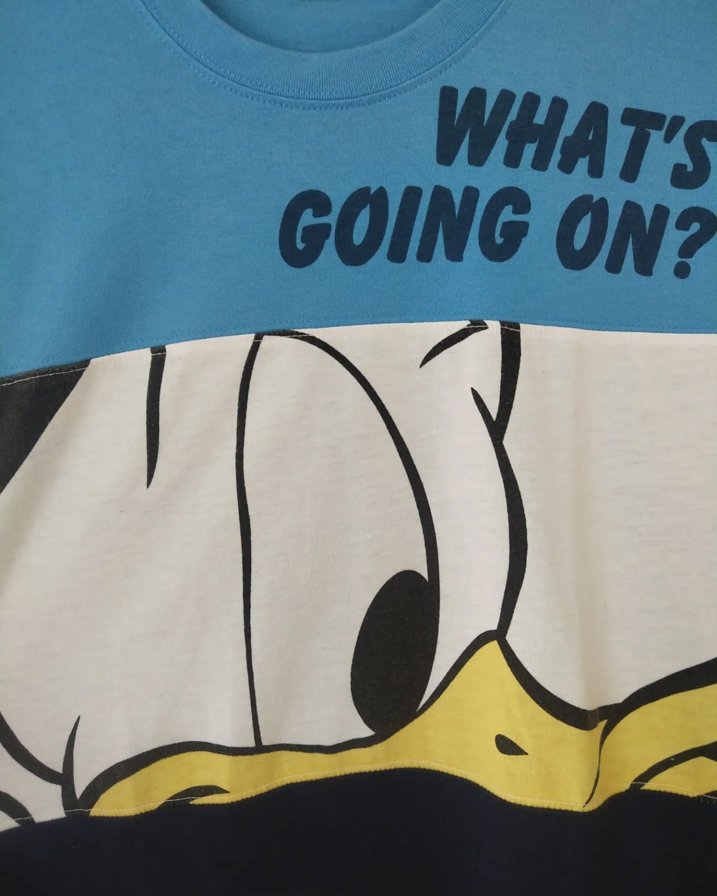 Disney Disney Donald Duck What's Going On Striped Tees Size US L / EU 52-54 / 3 - 2 Thumbnail